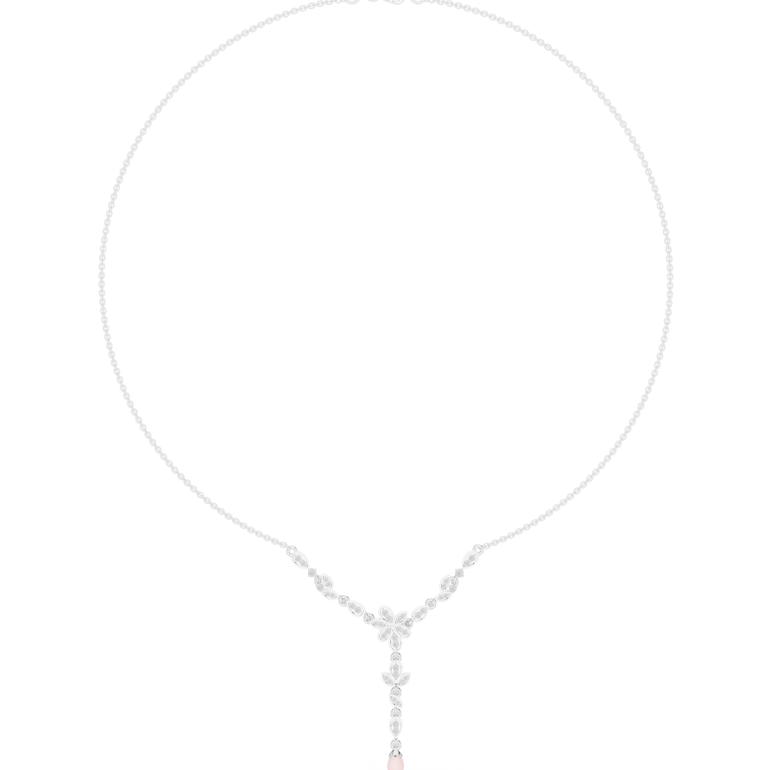 Petal Vine Y-Drop Necklace
