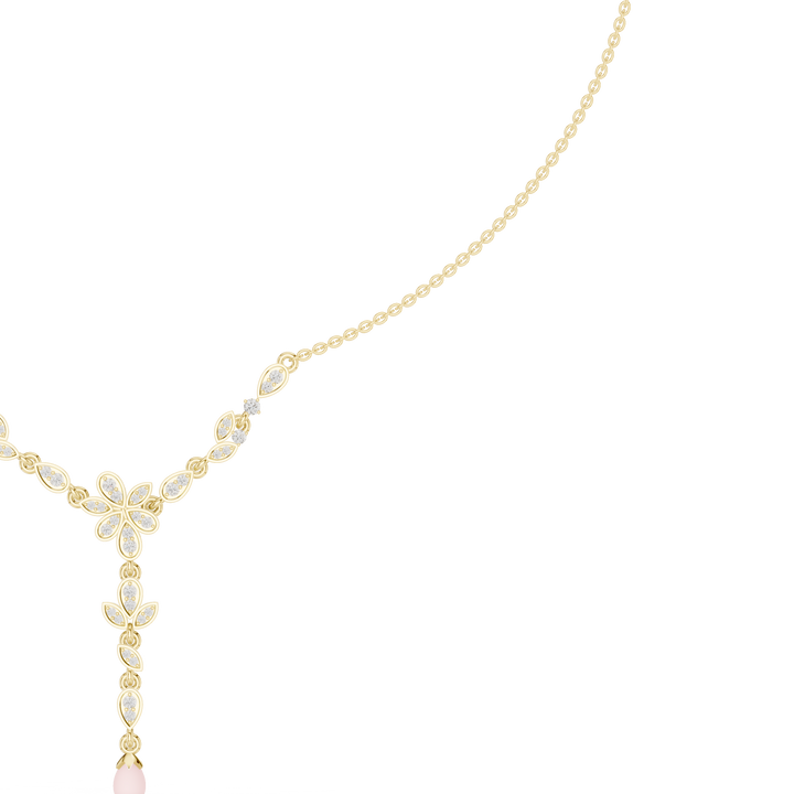Petal Vine Y-Drop Necklace