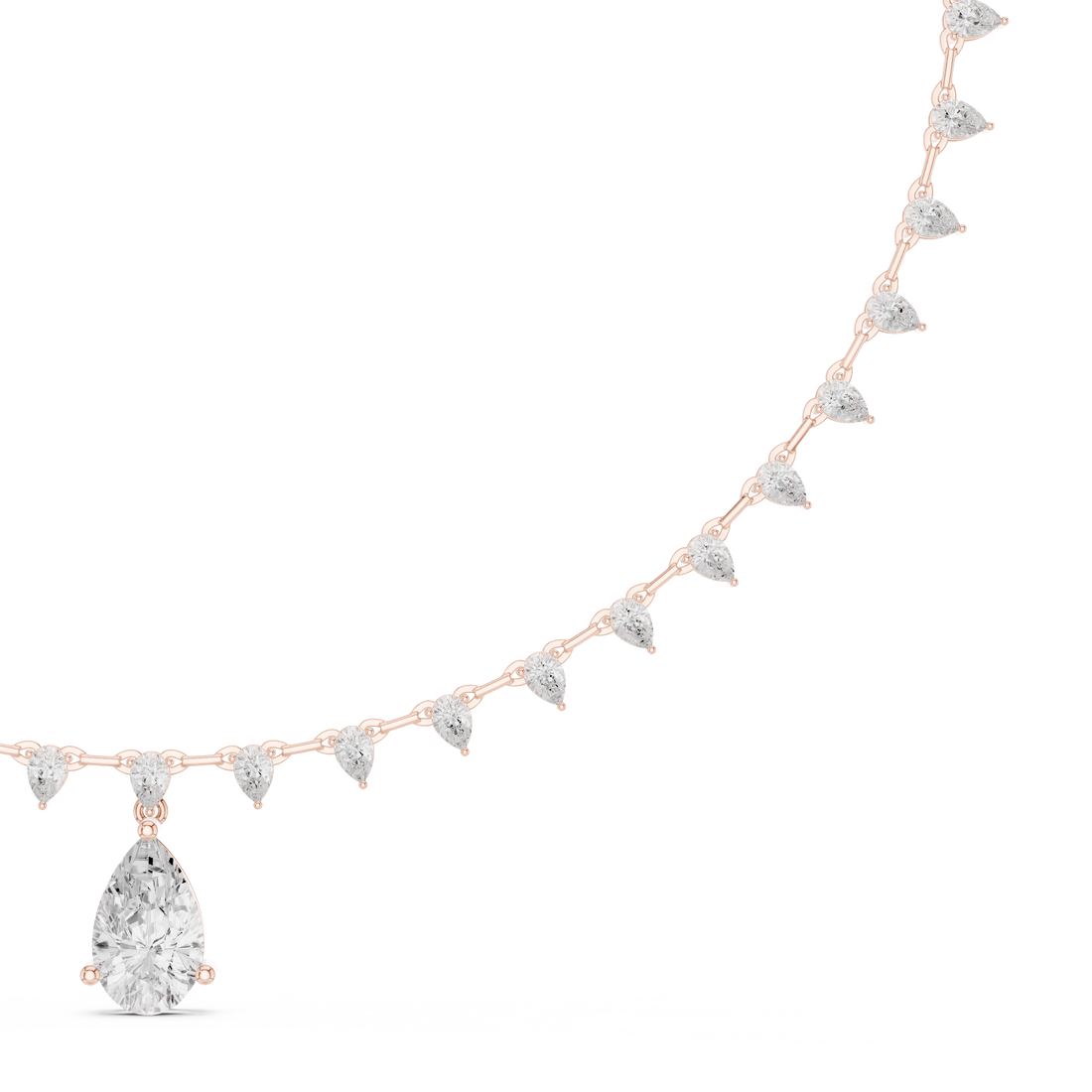 Imperial Pear Drop Necklace