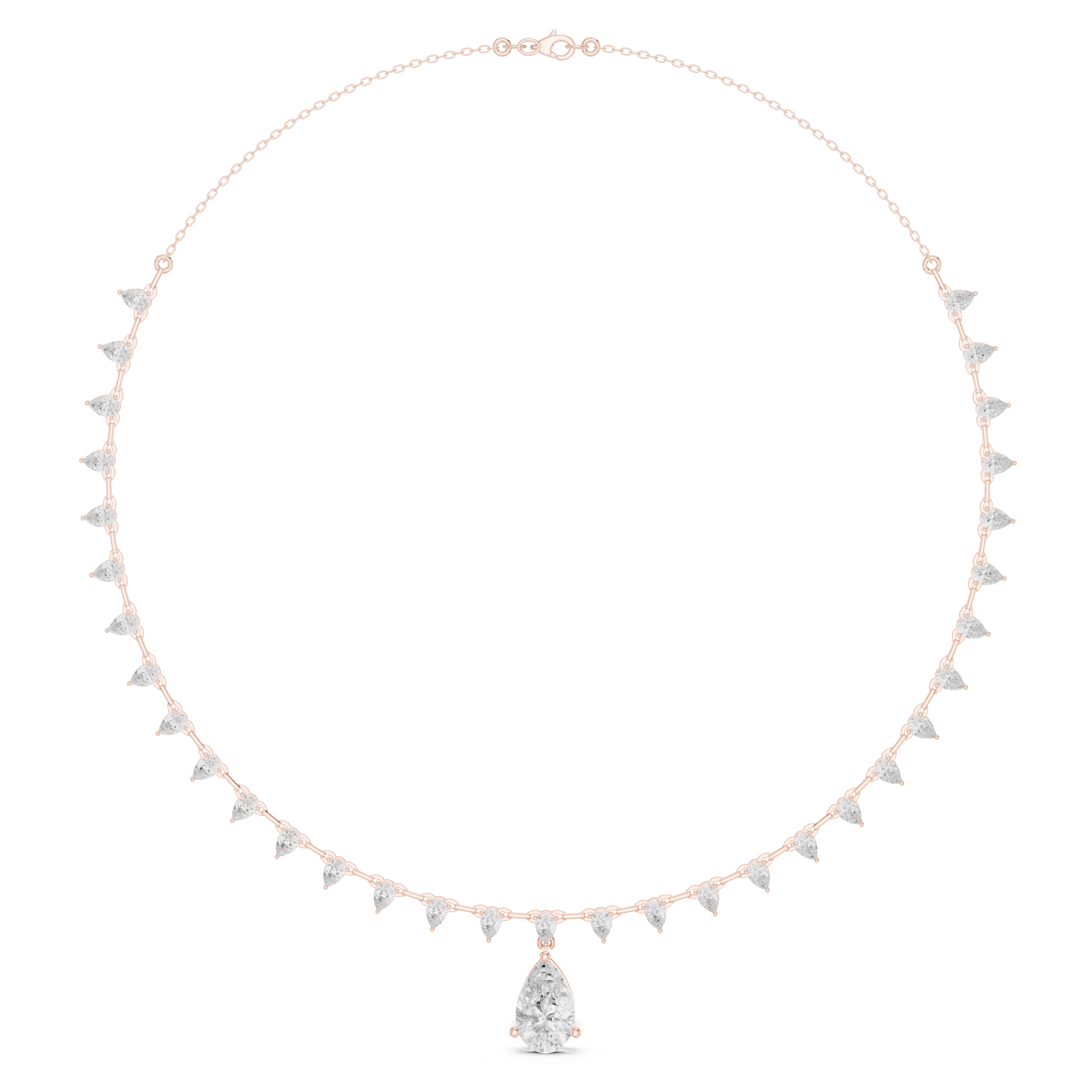 Imperial Pear Drop Necklace