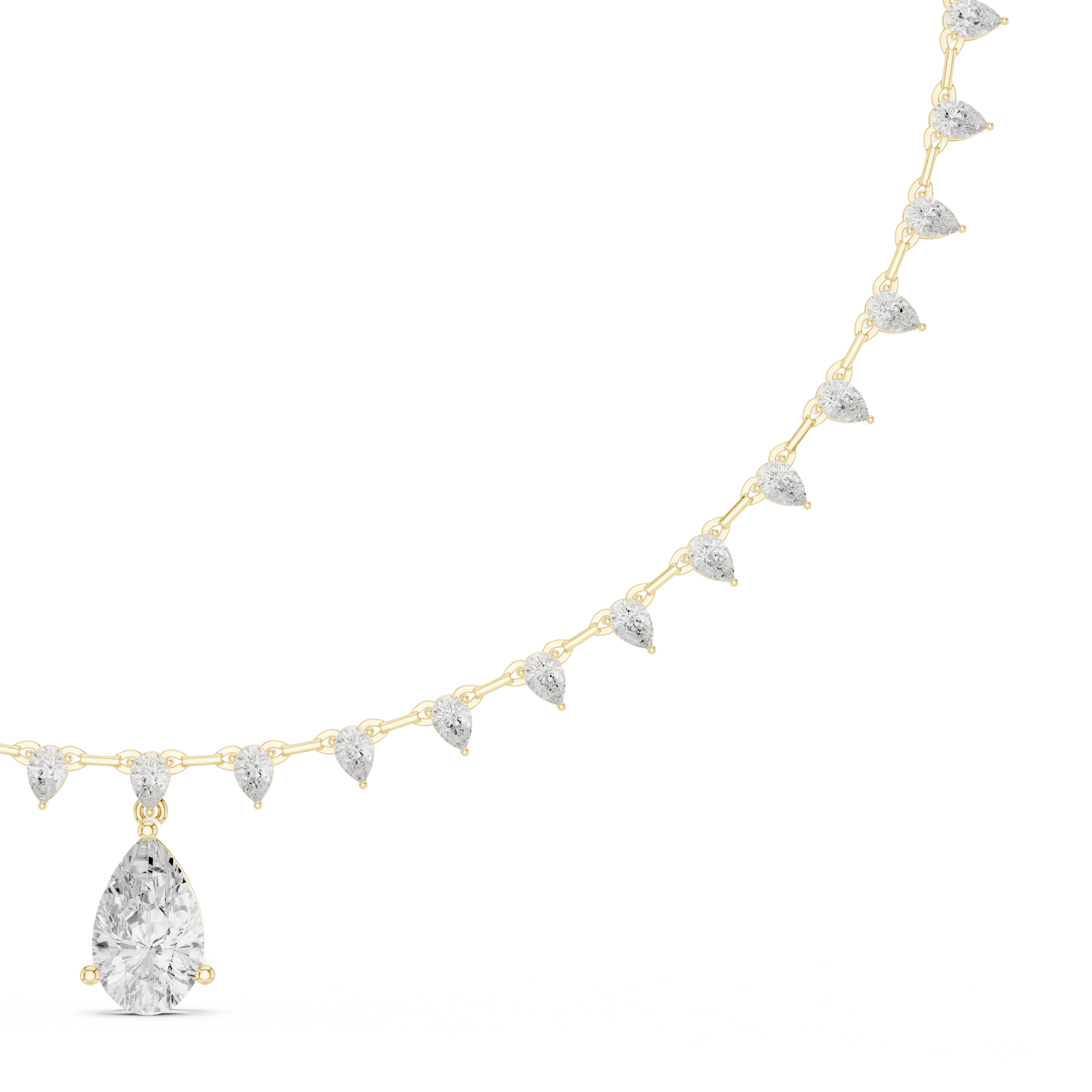 Imperial Pear Drop Necklace