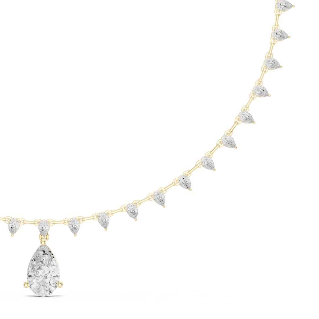 Imperial Pear Drop Necklace