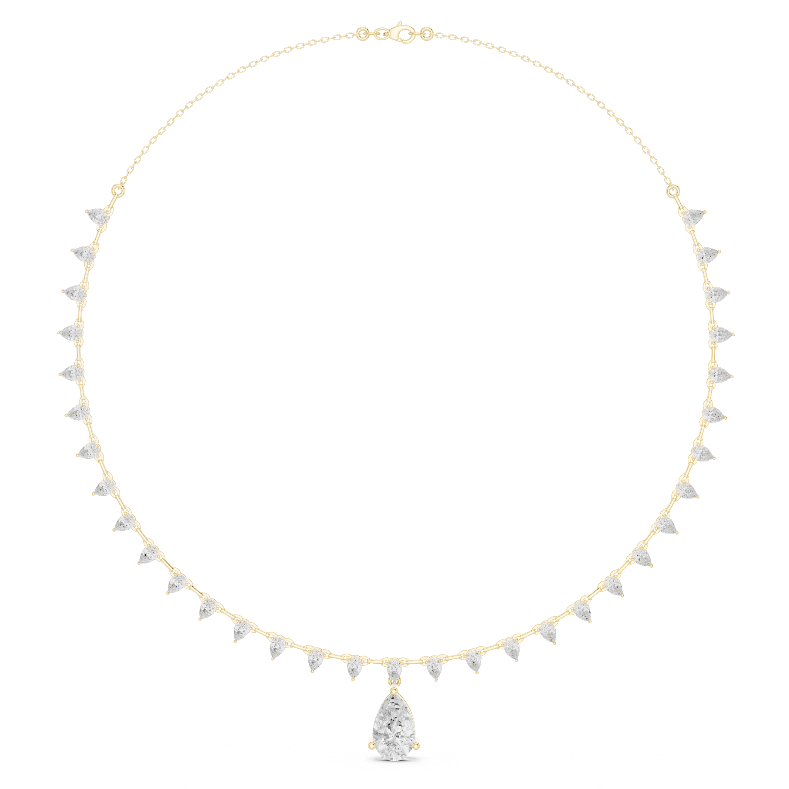 Imperial Pear Drop Necklace
