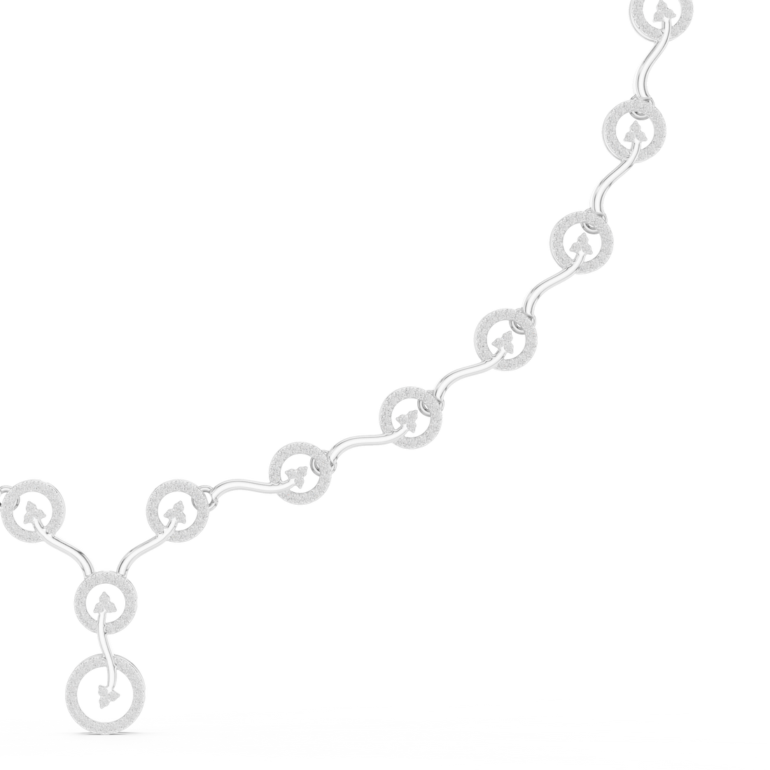 Scroll Curl Statement Necklace