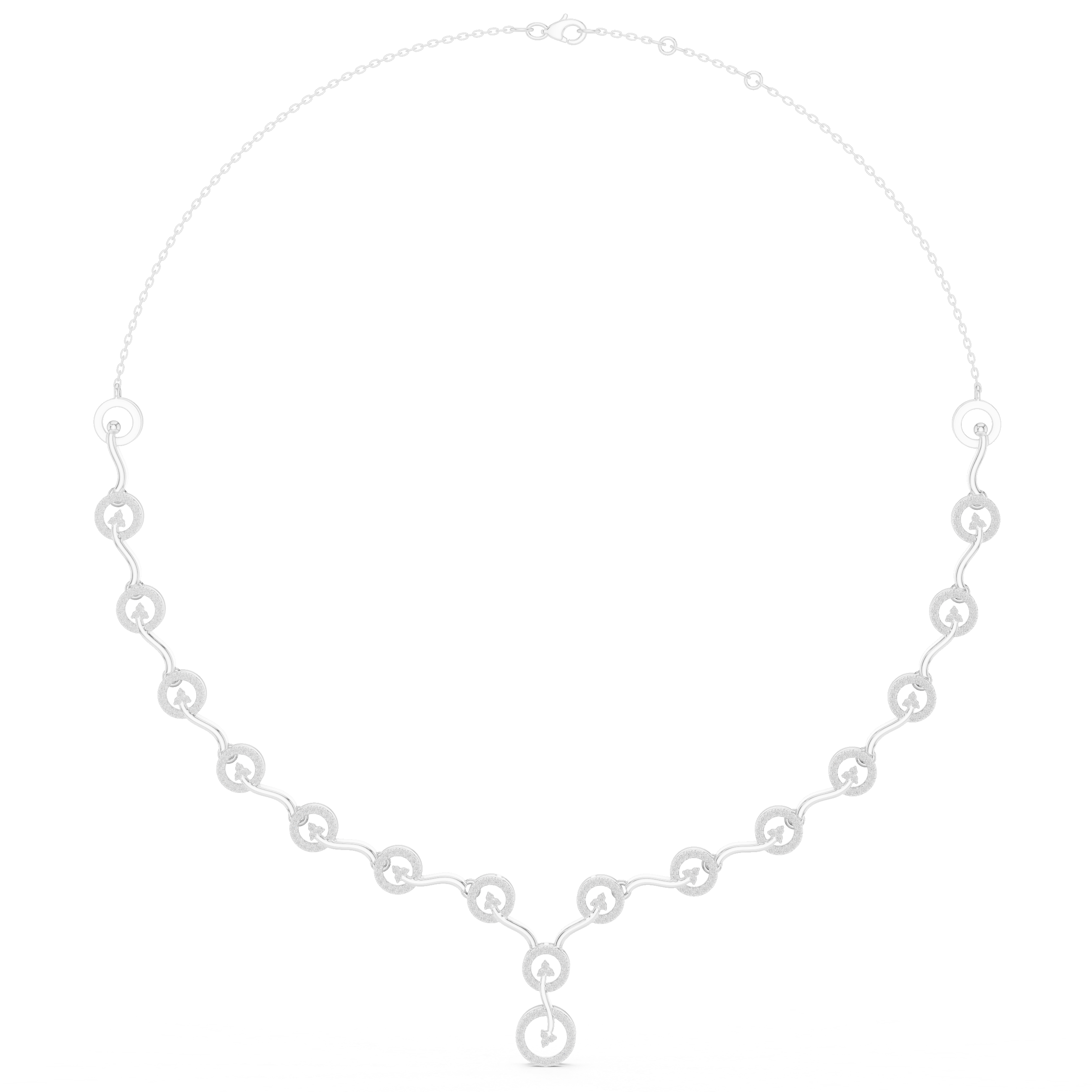 Scroll Curl Statement Necklace