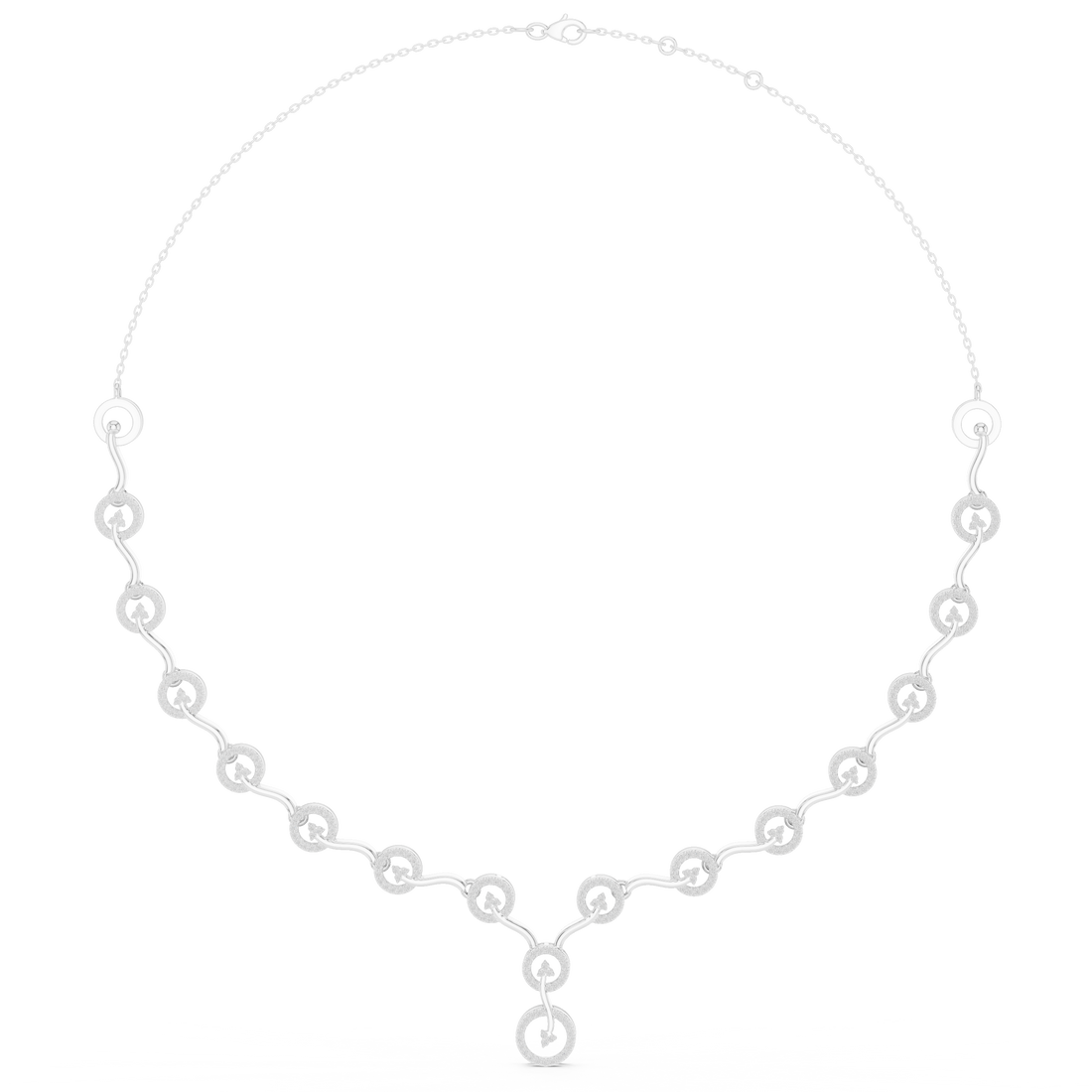 Scroll Curl Statement Necklace