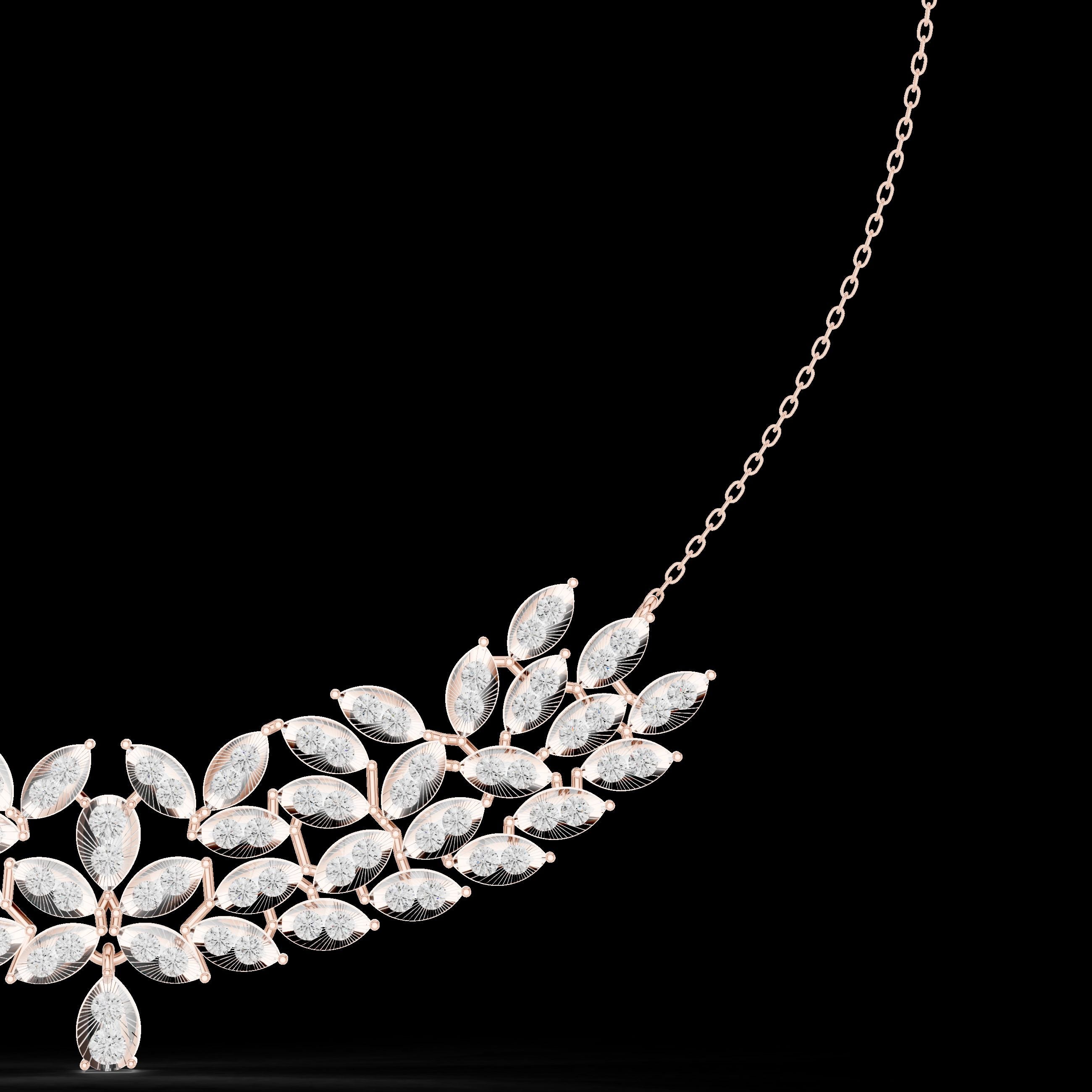 Laurel Crown Statement Necklace