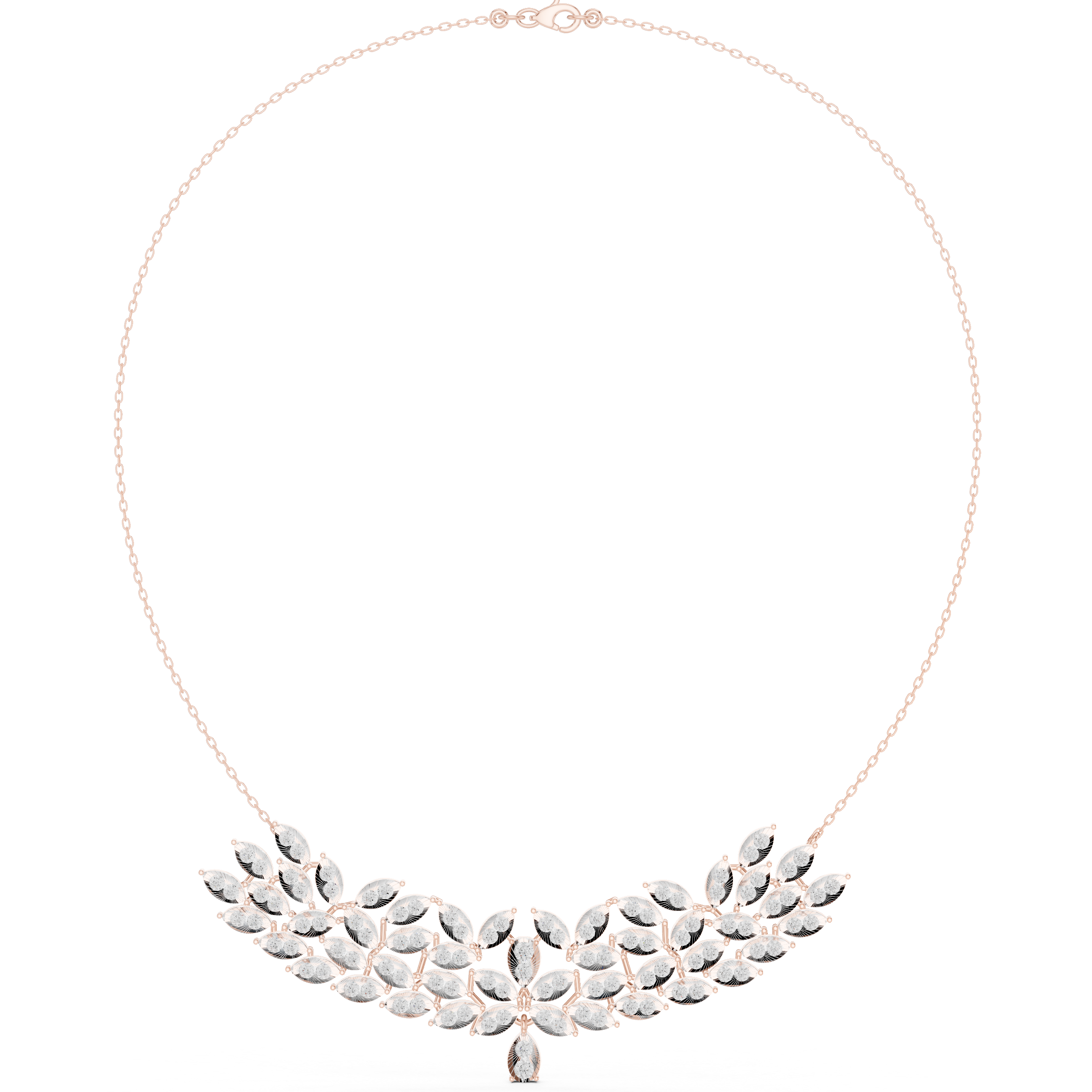 Laurel Crown Statement Necklace