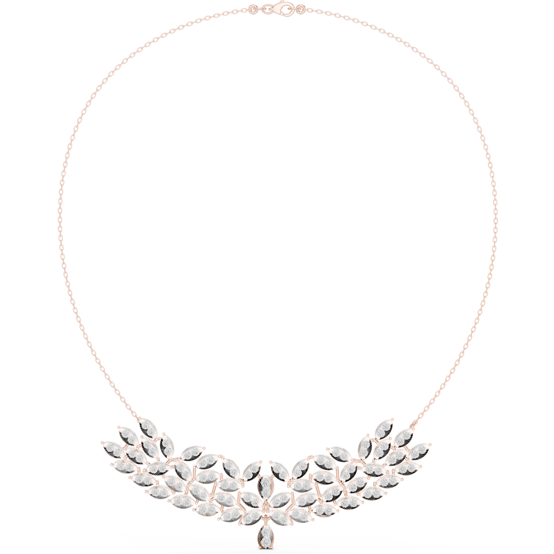 Laurel Crown Statement Necklace
