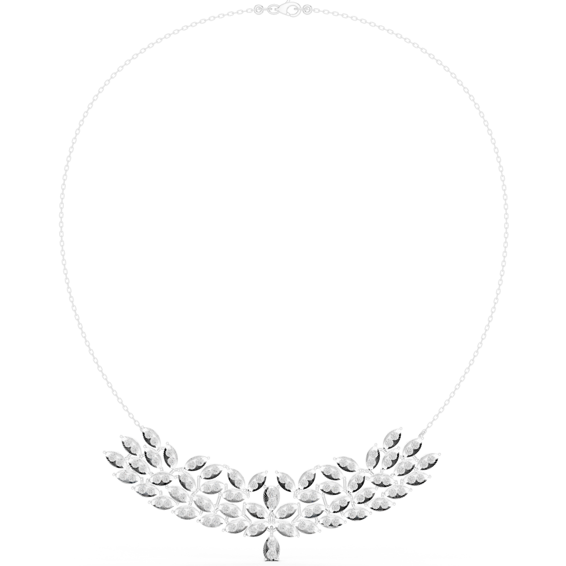 Laurel Crown Statement Necklace