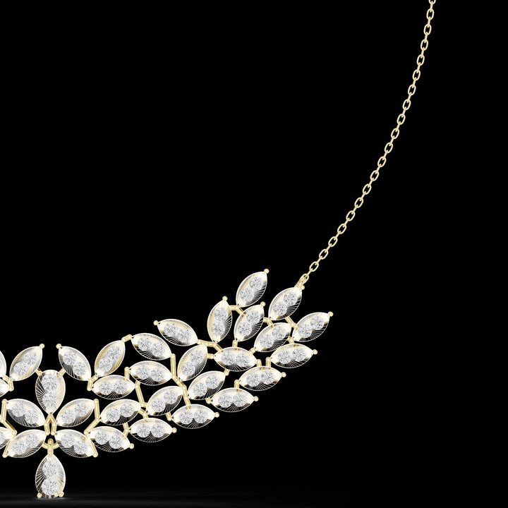Laurel Crown Statement Necklace