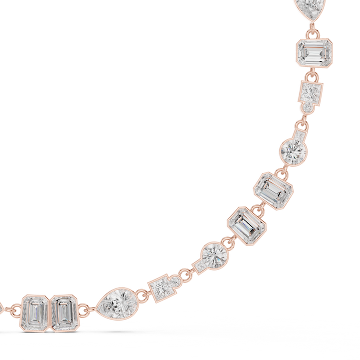 Heritage Mixed-Cut Bezel Necklace