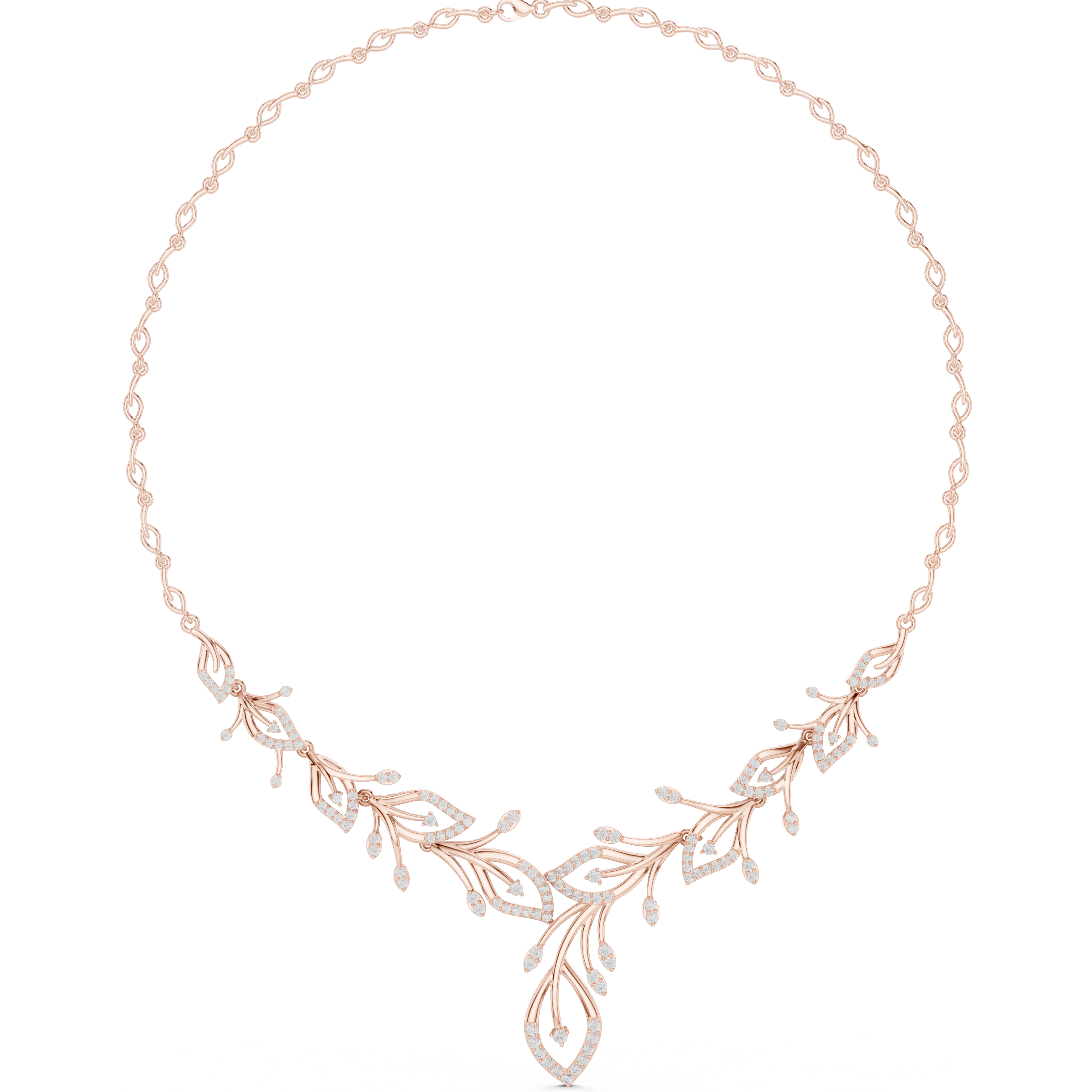 Verdant Vine Statement Necklace