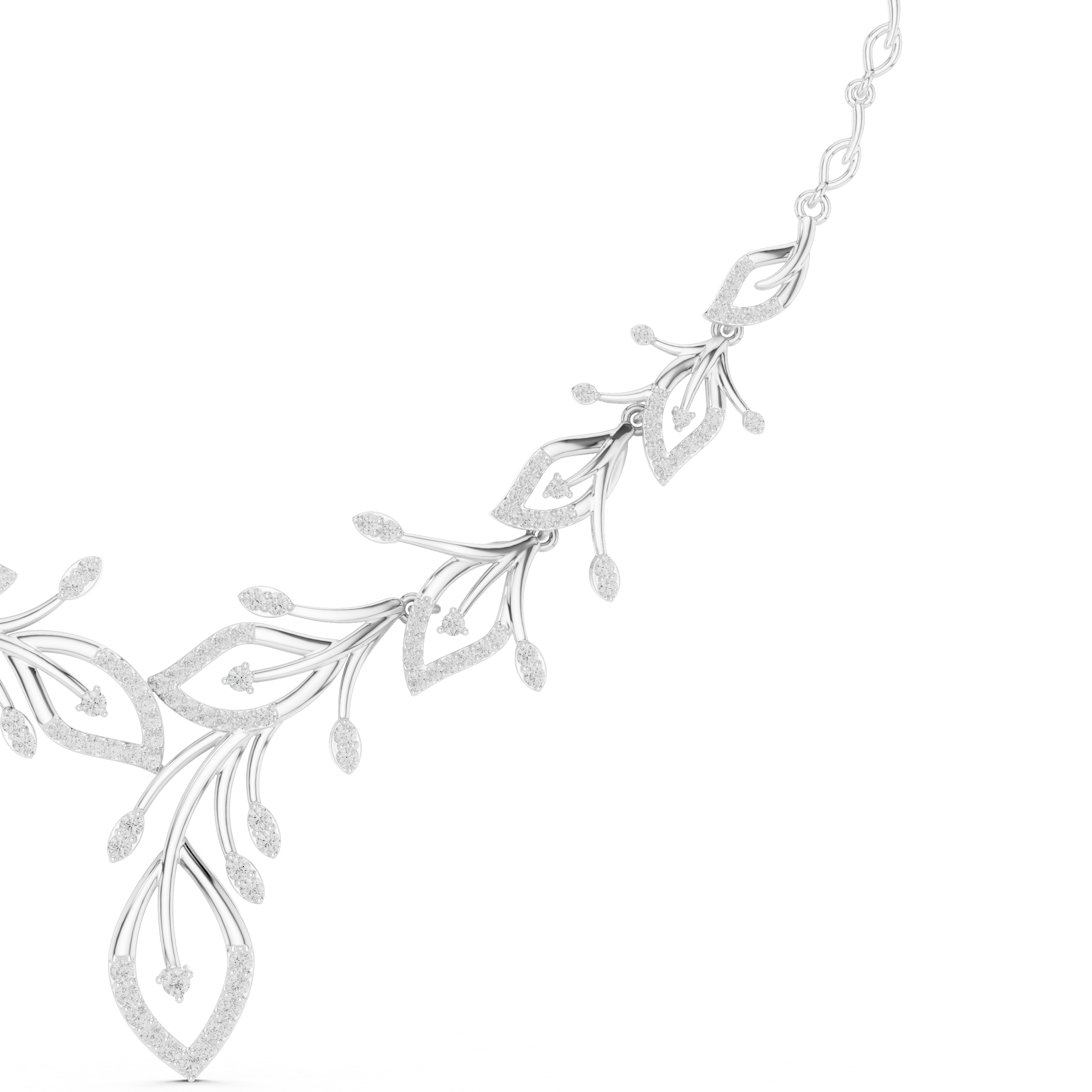 Verdant Vine Statement Necklace