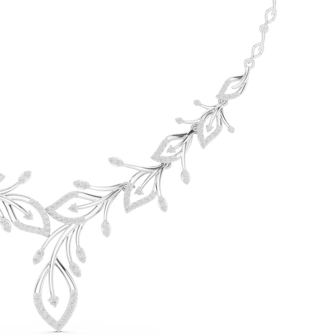 Verdant Vine Statement Necklace