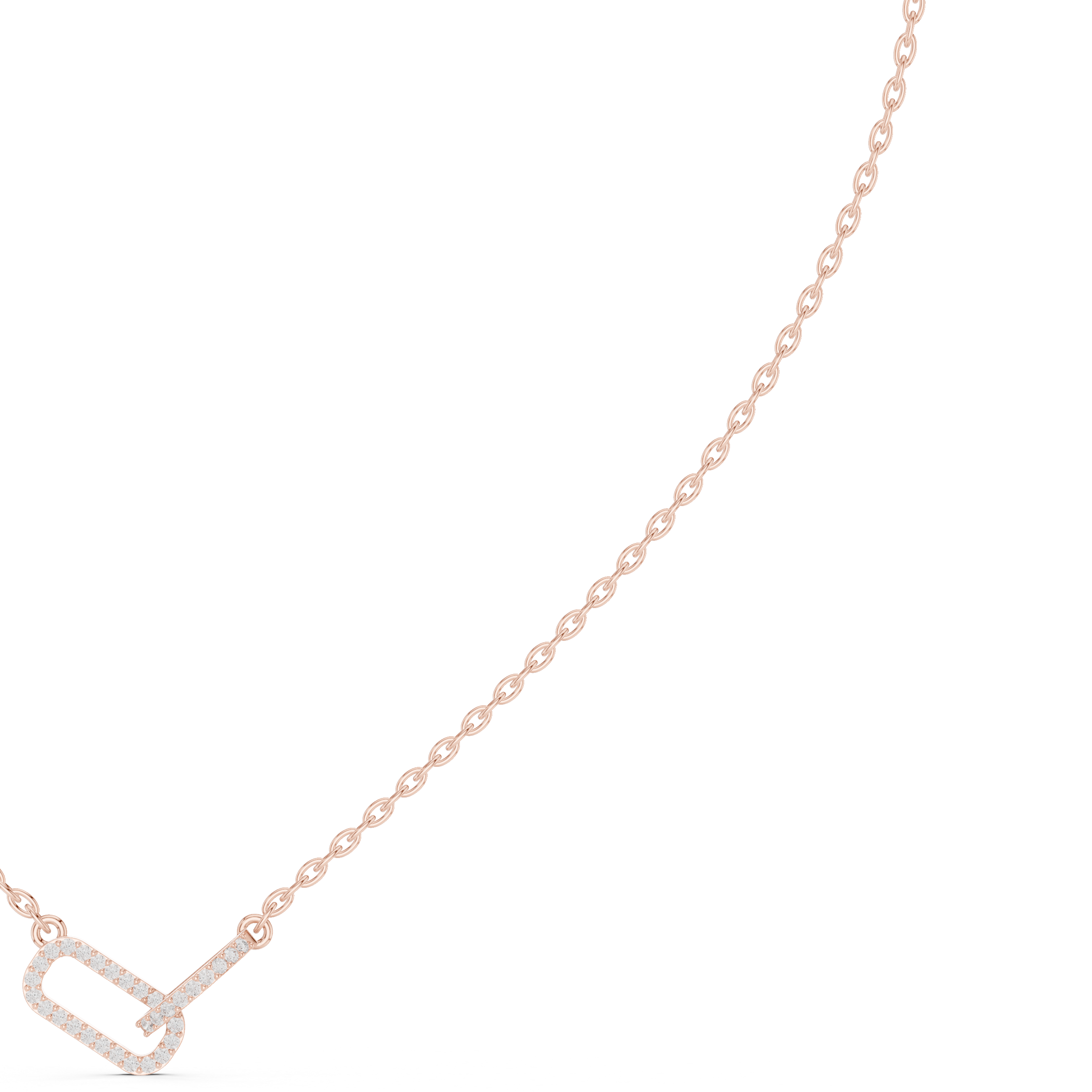 Interlocked Heart Pendant Necklace
