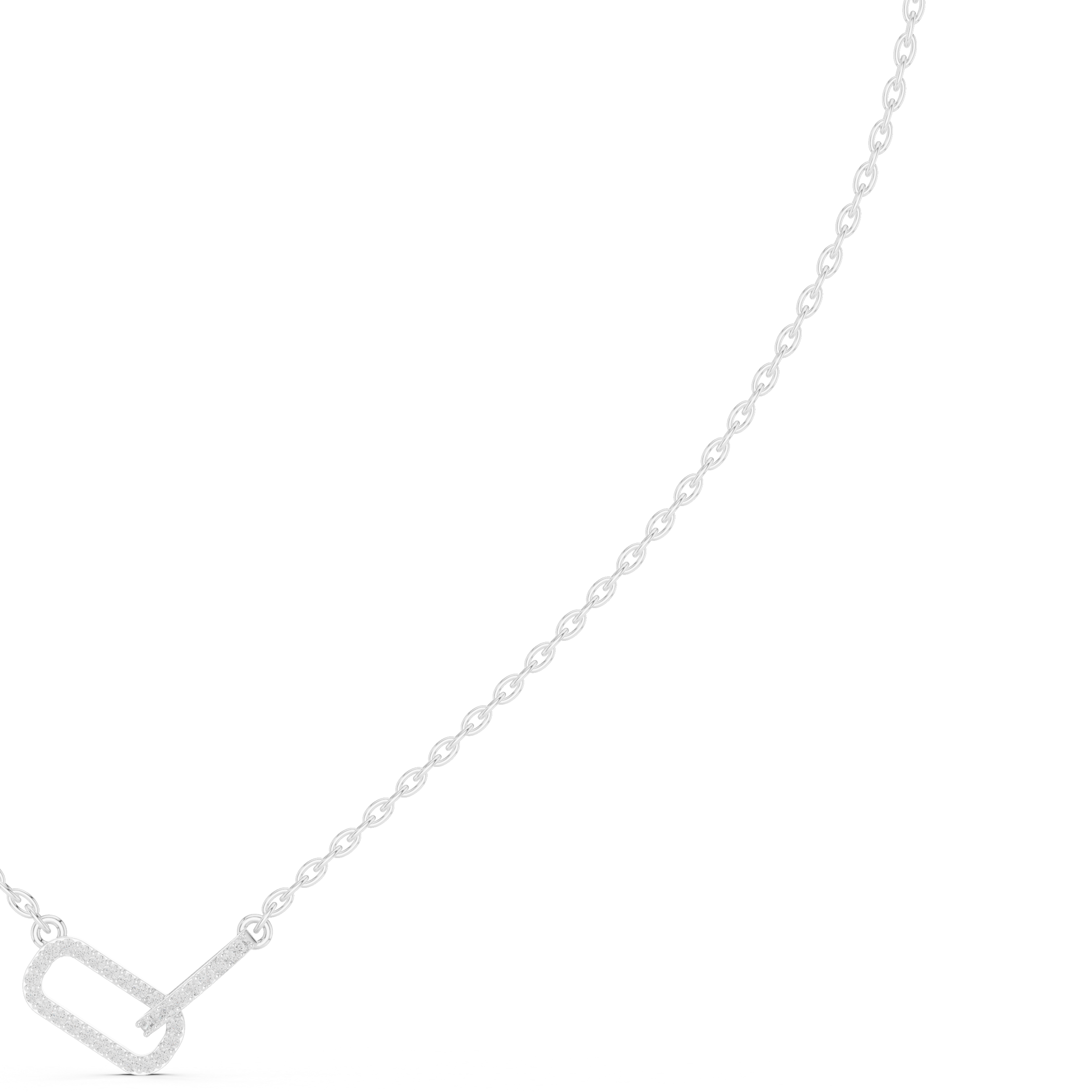 Interlocked Heart Pendant Necklace