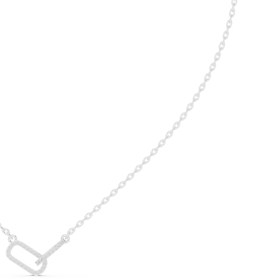 Interlocked Heart Pendant Necklace