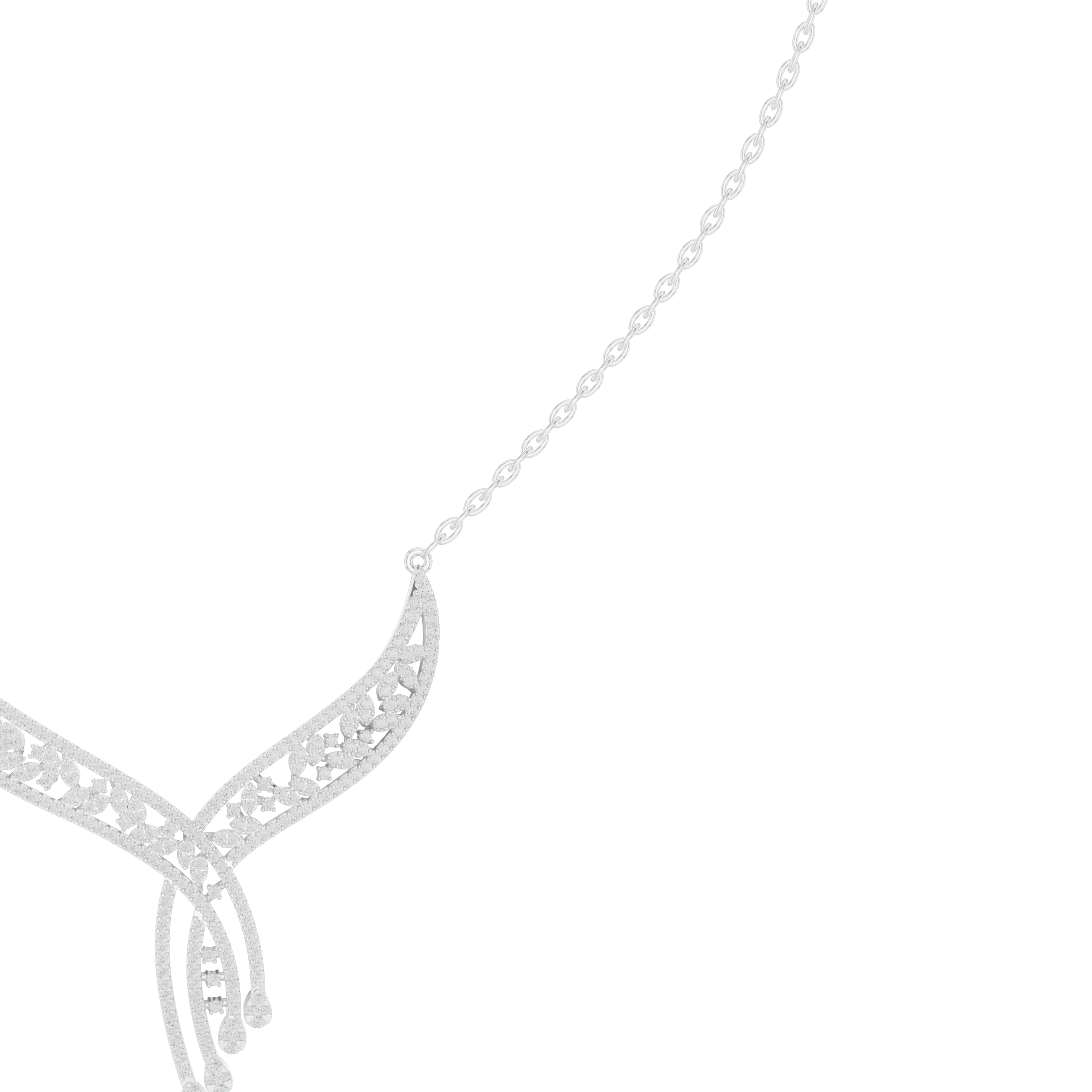 Phoenix Wing Statement Necklace