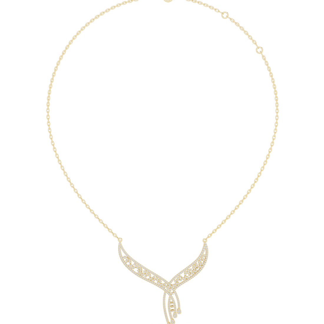 Phoenix Wing Statement Necklace