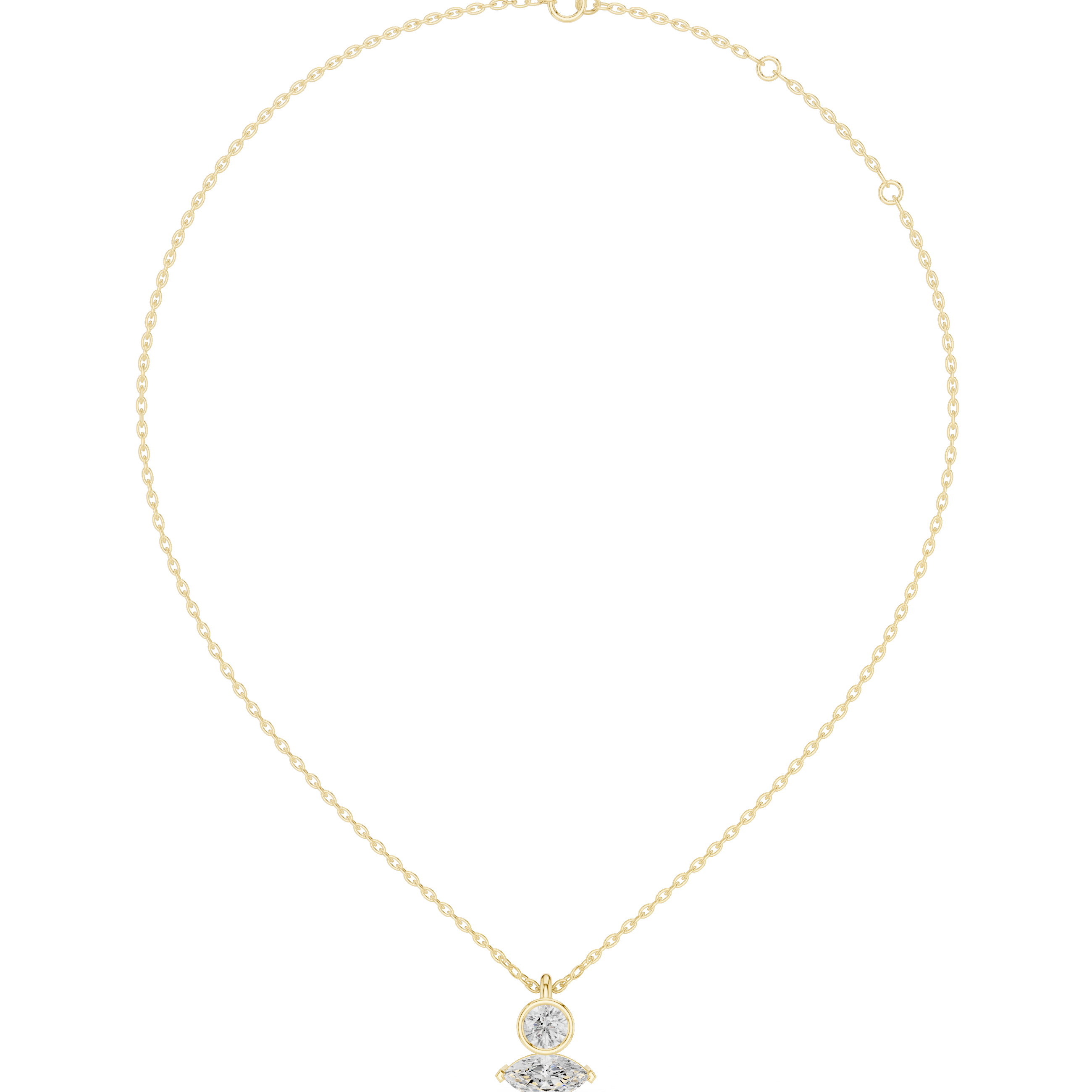 Petite Duo Charm Pendant