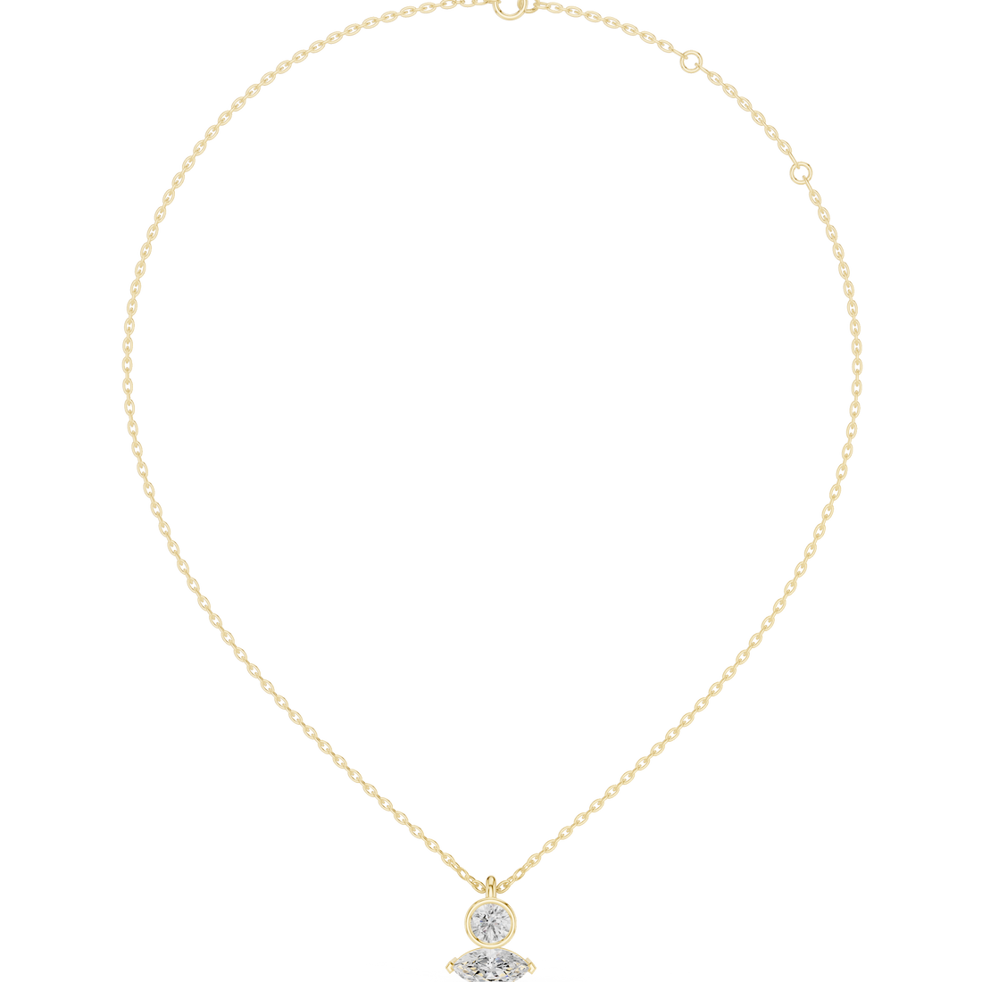 Petite Duo Charm Pendant