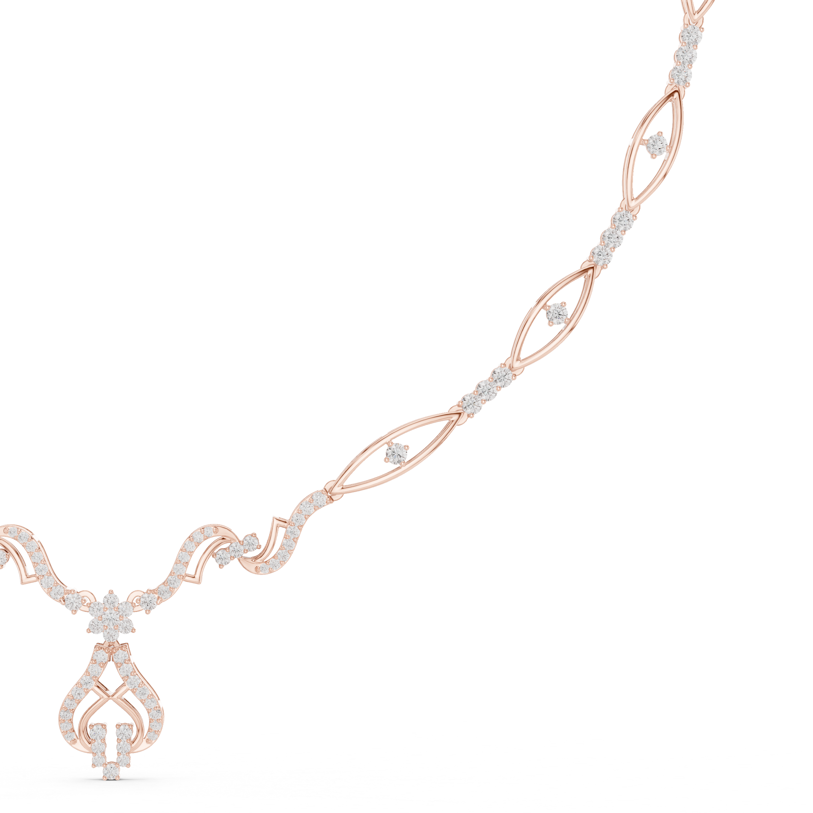 Marquise Mirage Necklace