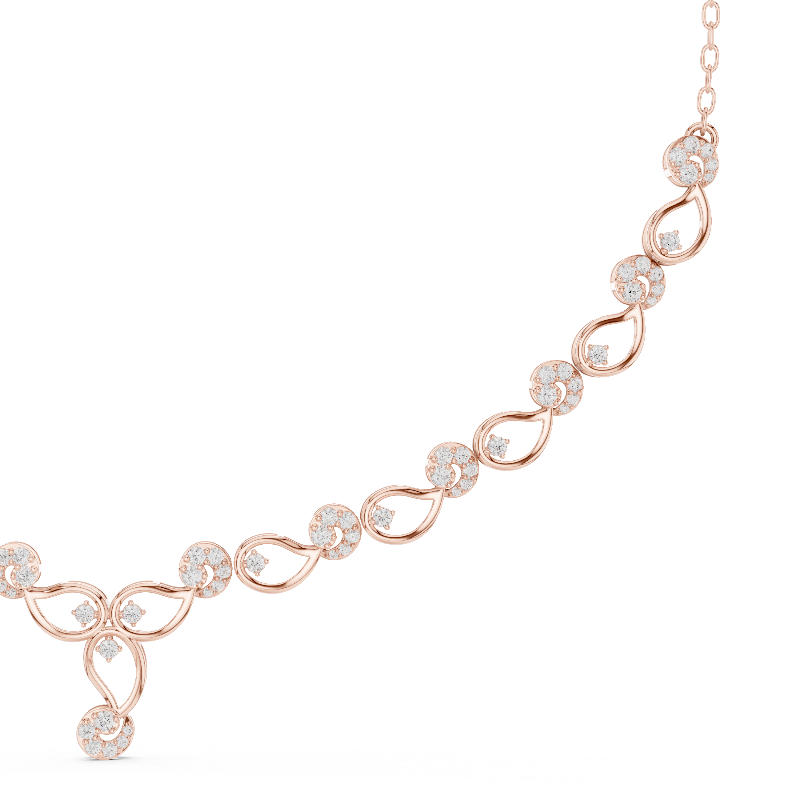 Trefoil Radiance Necklace