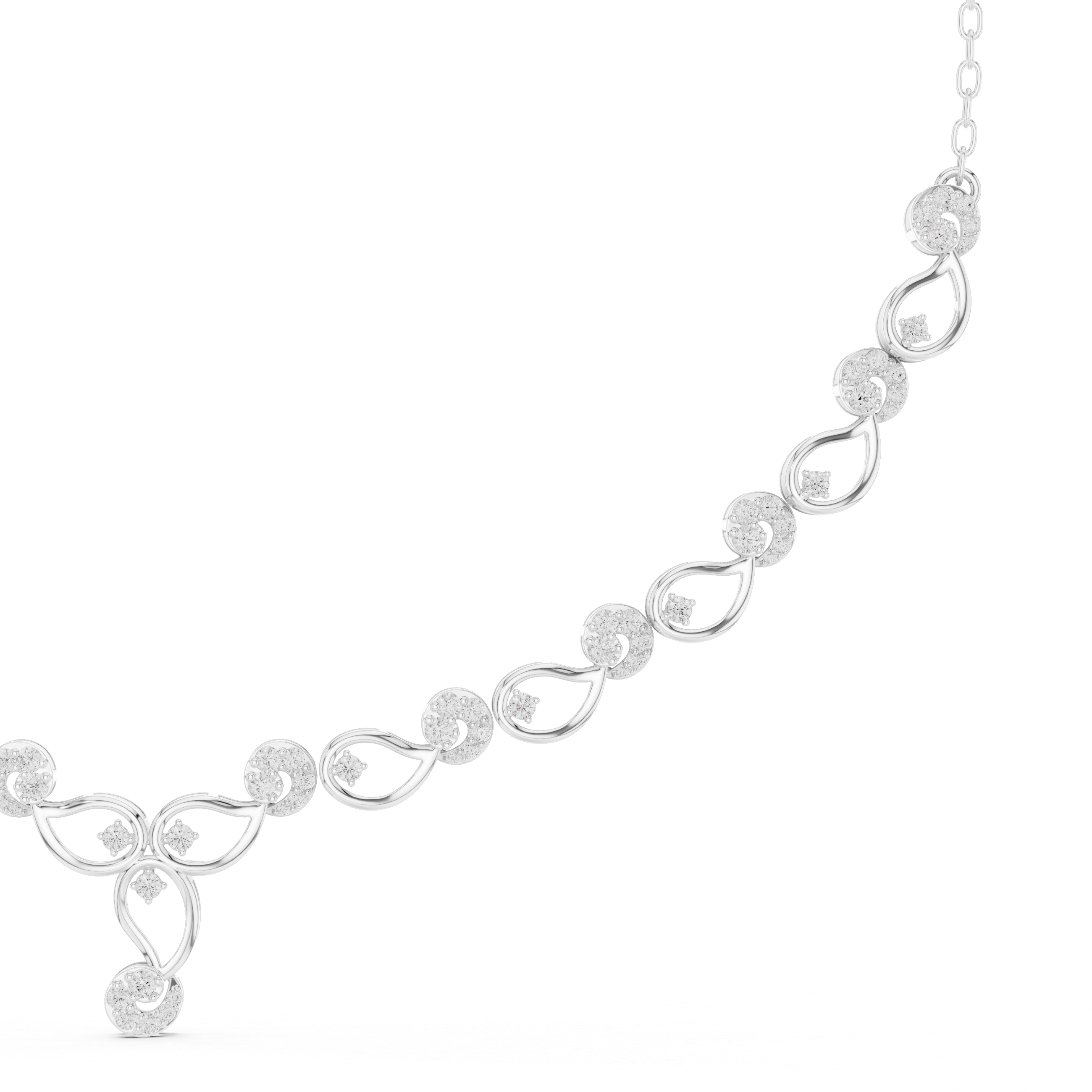 Trefoil Radiance Necklace