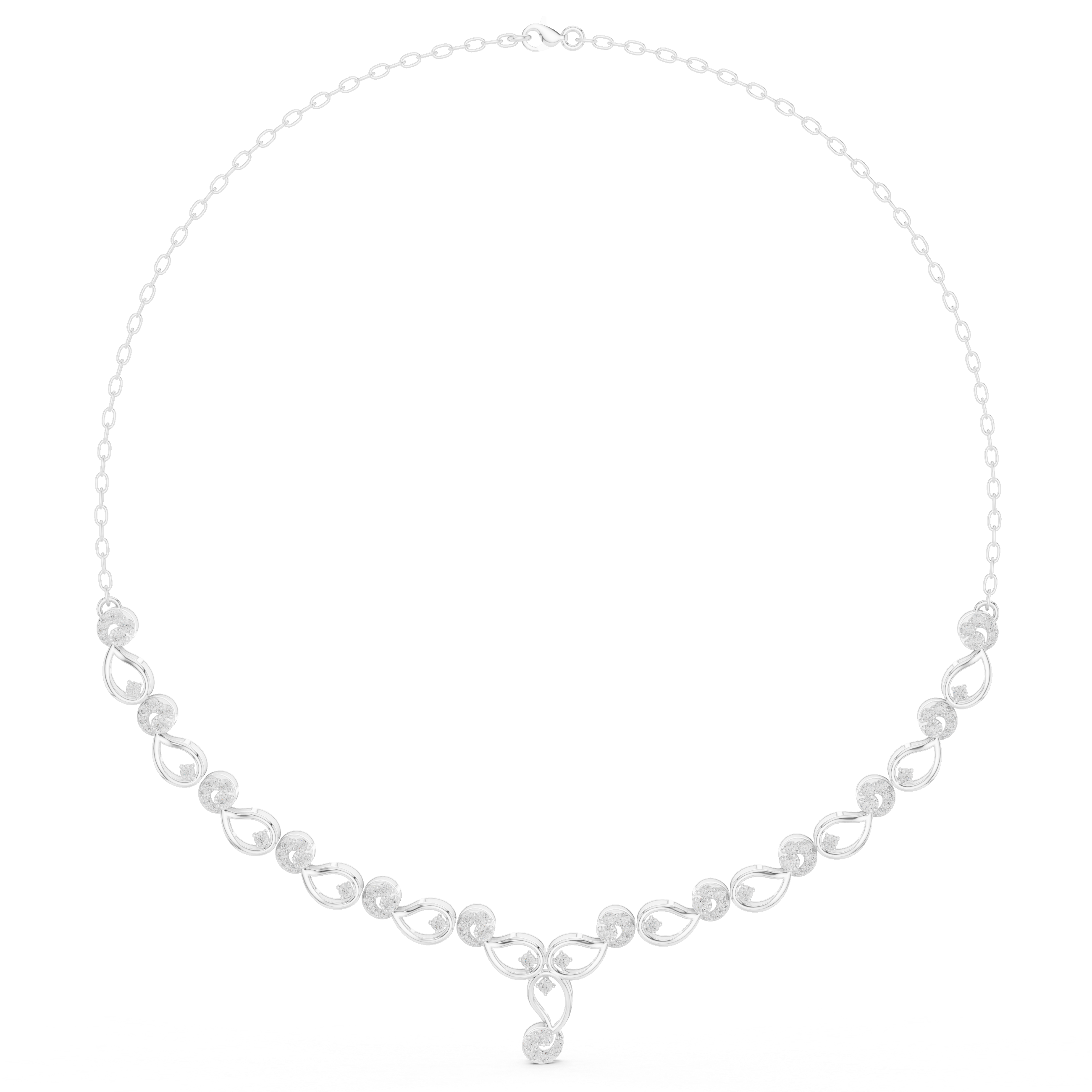 Trefoil Radiance Necklace
