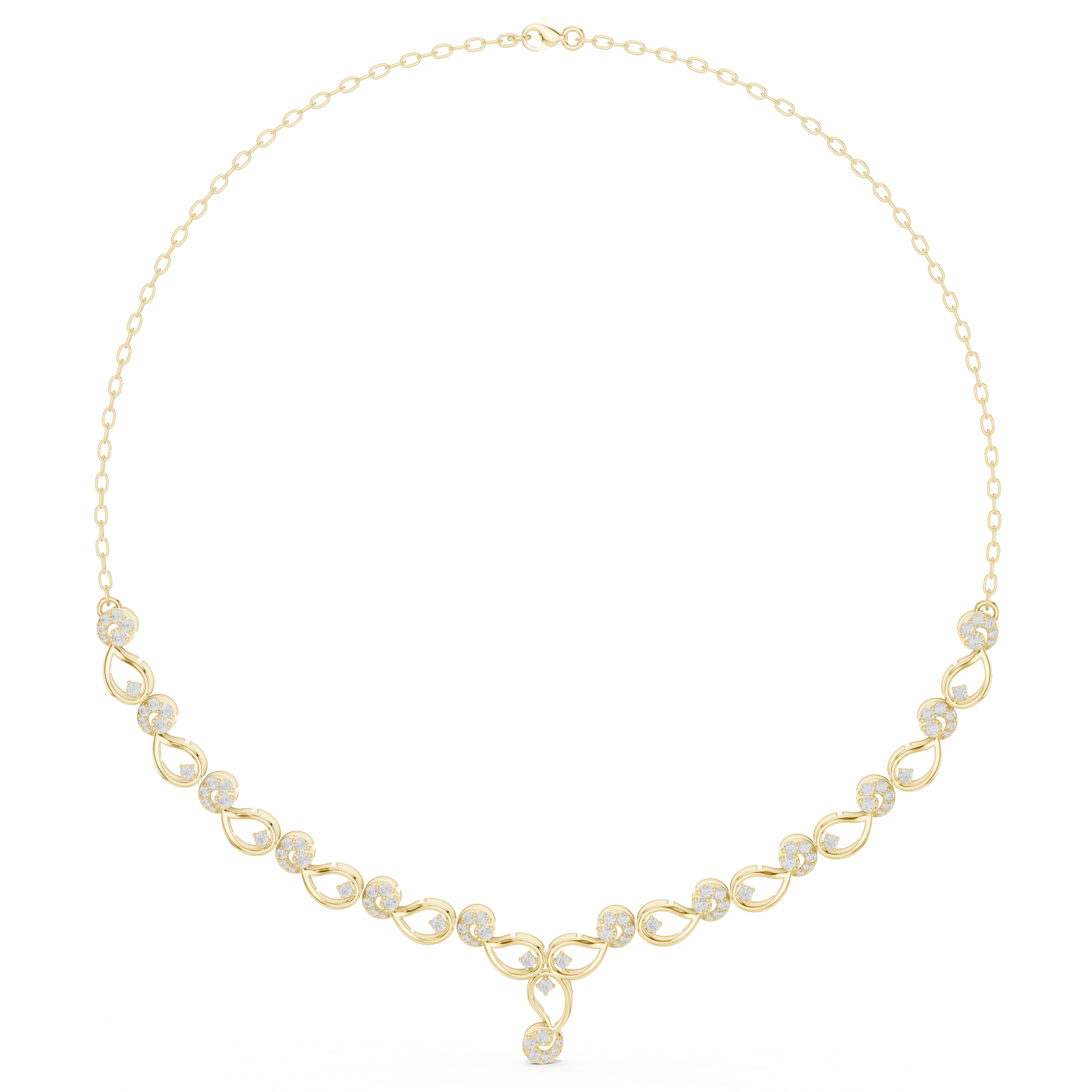 Trefoil Radiance Necklace