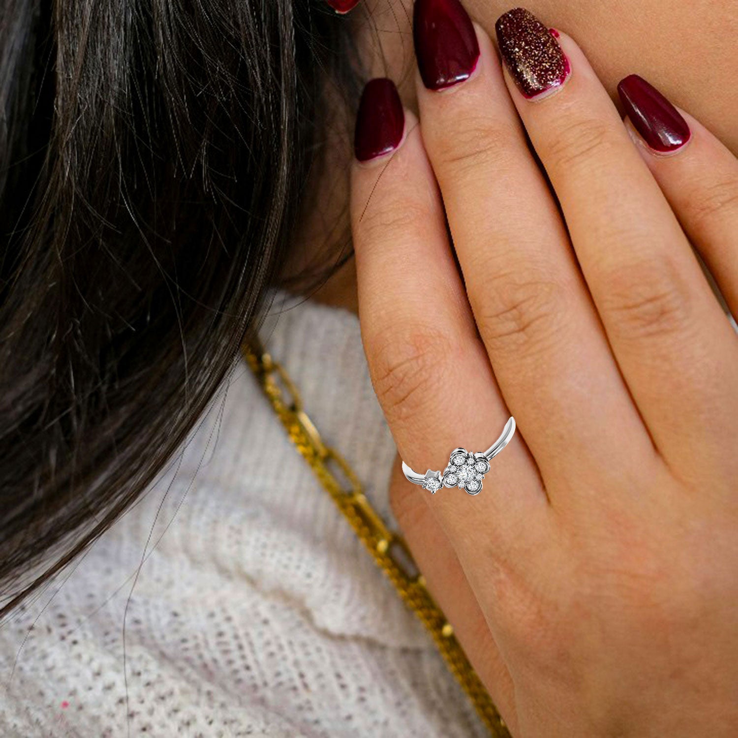 Floral Grace Ring - Moena