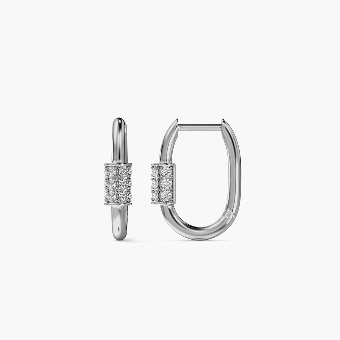 Daily Spark - Side View in White Gold - Diamond Jewellery by Moena