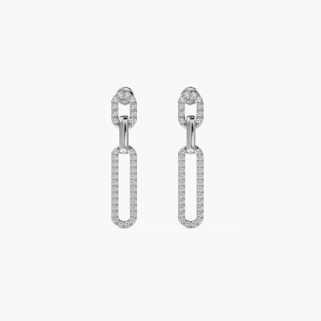 Urban Loop - Front View in White Gold - Diamond Jewellery by Moena