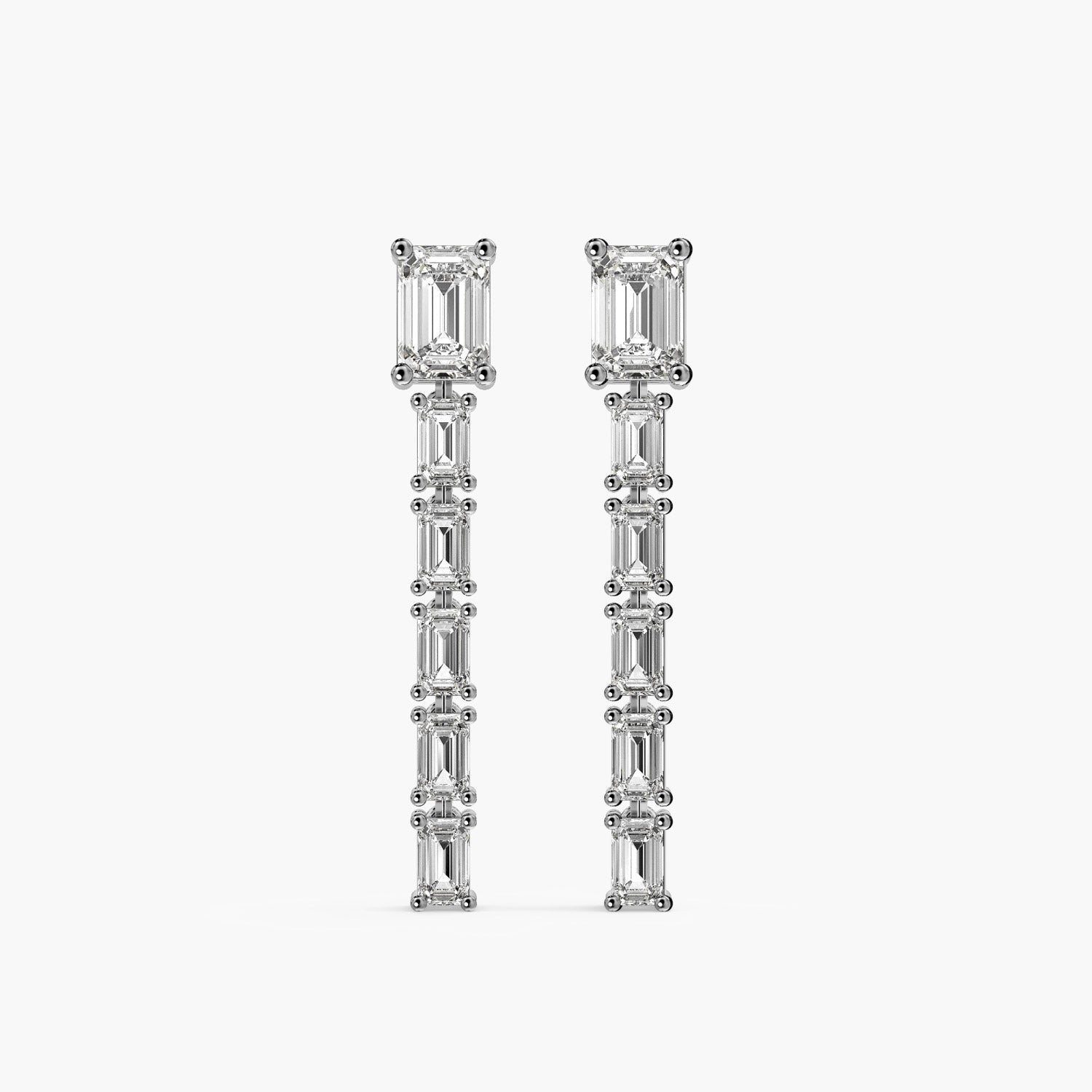 Emerald Cut Drama Drops