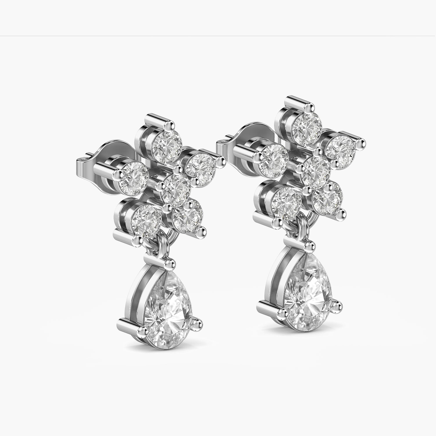 Elara Blossom Drop Earrings