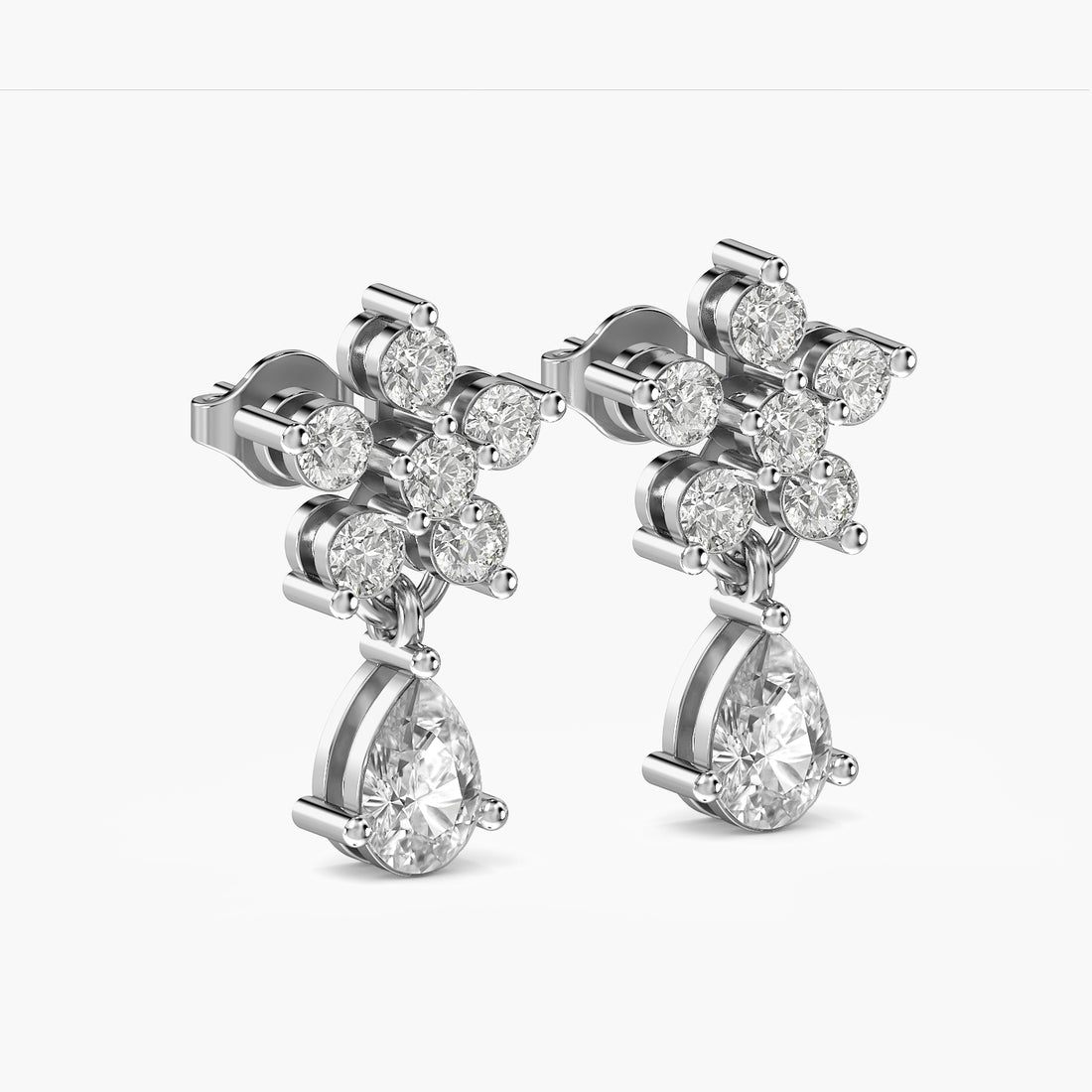 Elara Blossom Drop Earrings