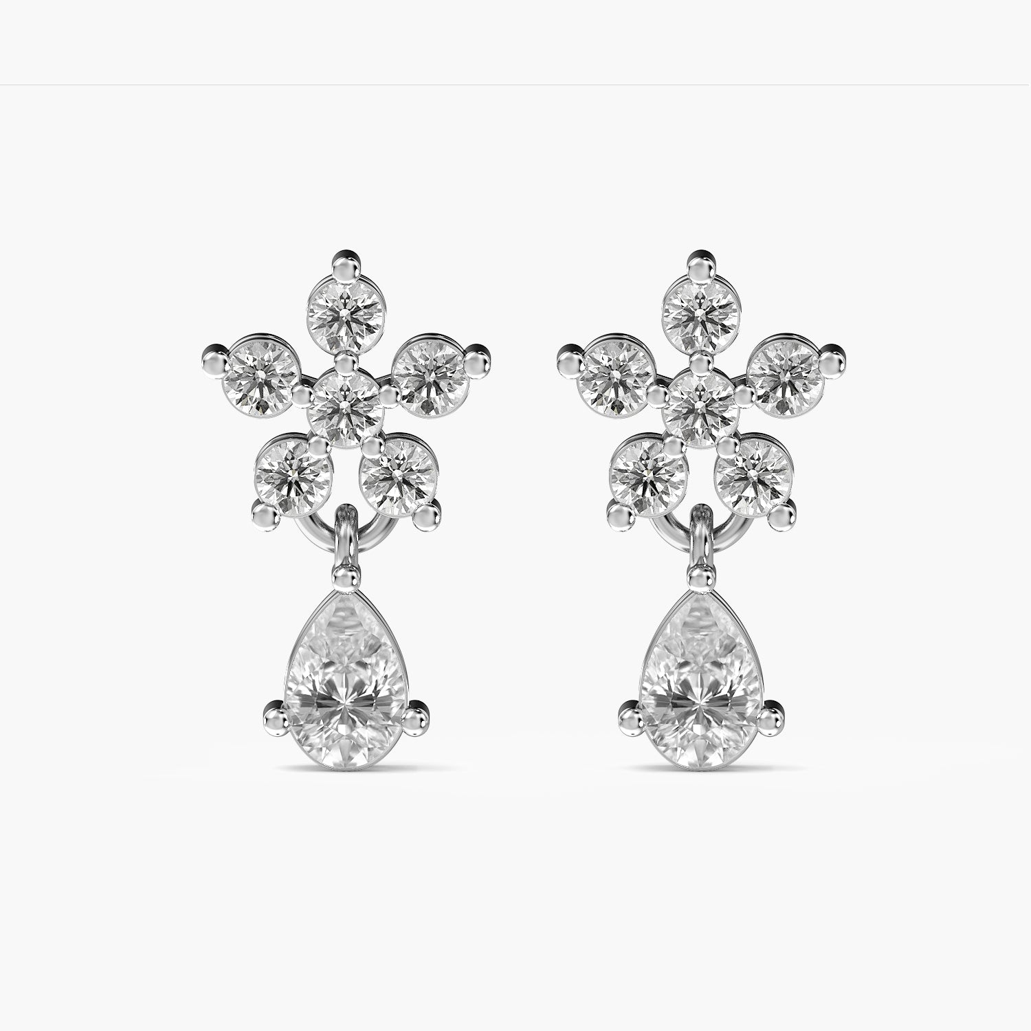 Elara Blossom Drop Earrings