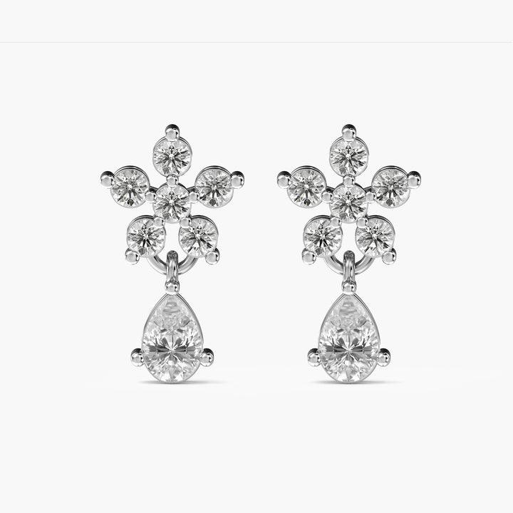 Elara Blossom Drop Earrings