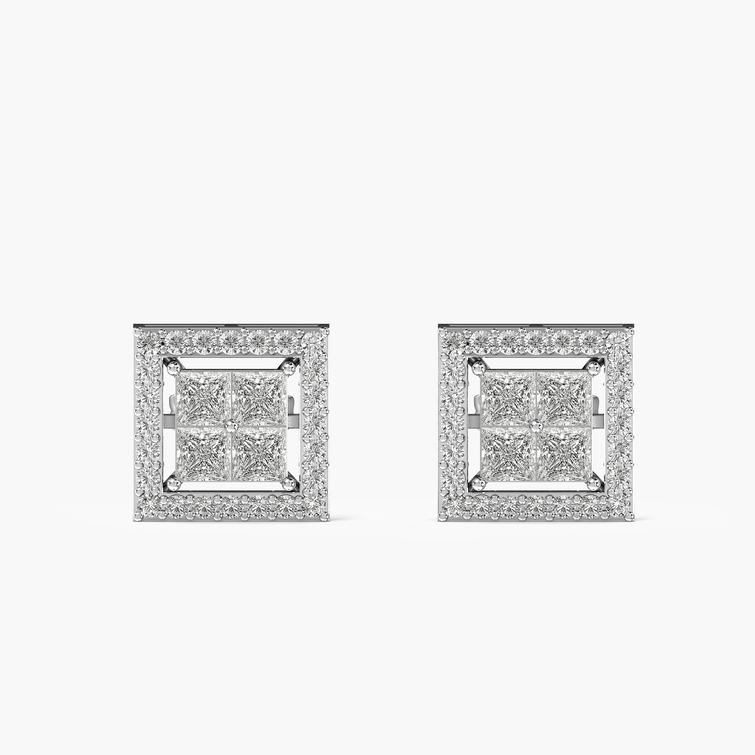 Veloria Princess Halo Earrings