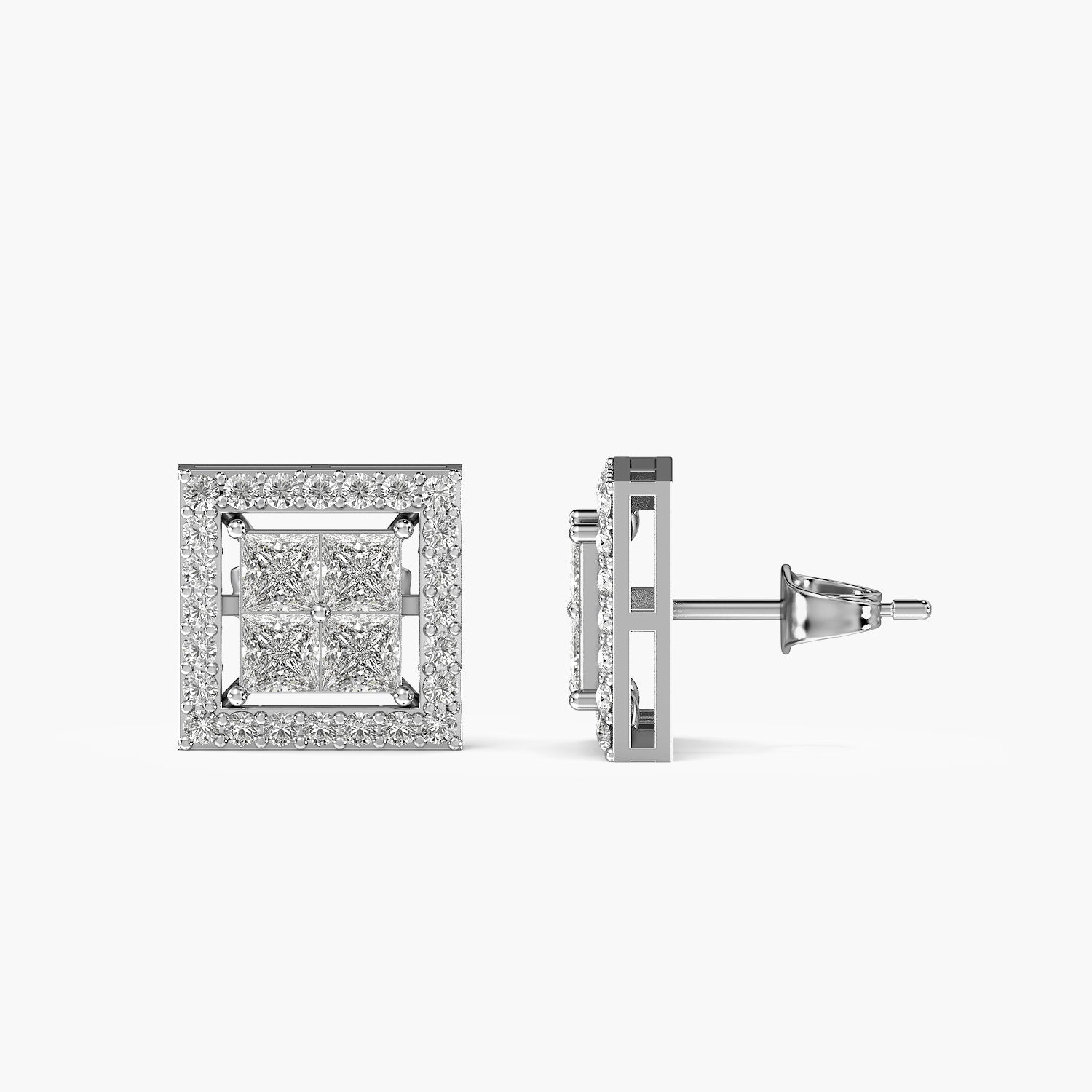 Veloria Princess Halo Earrings