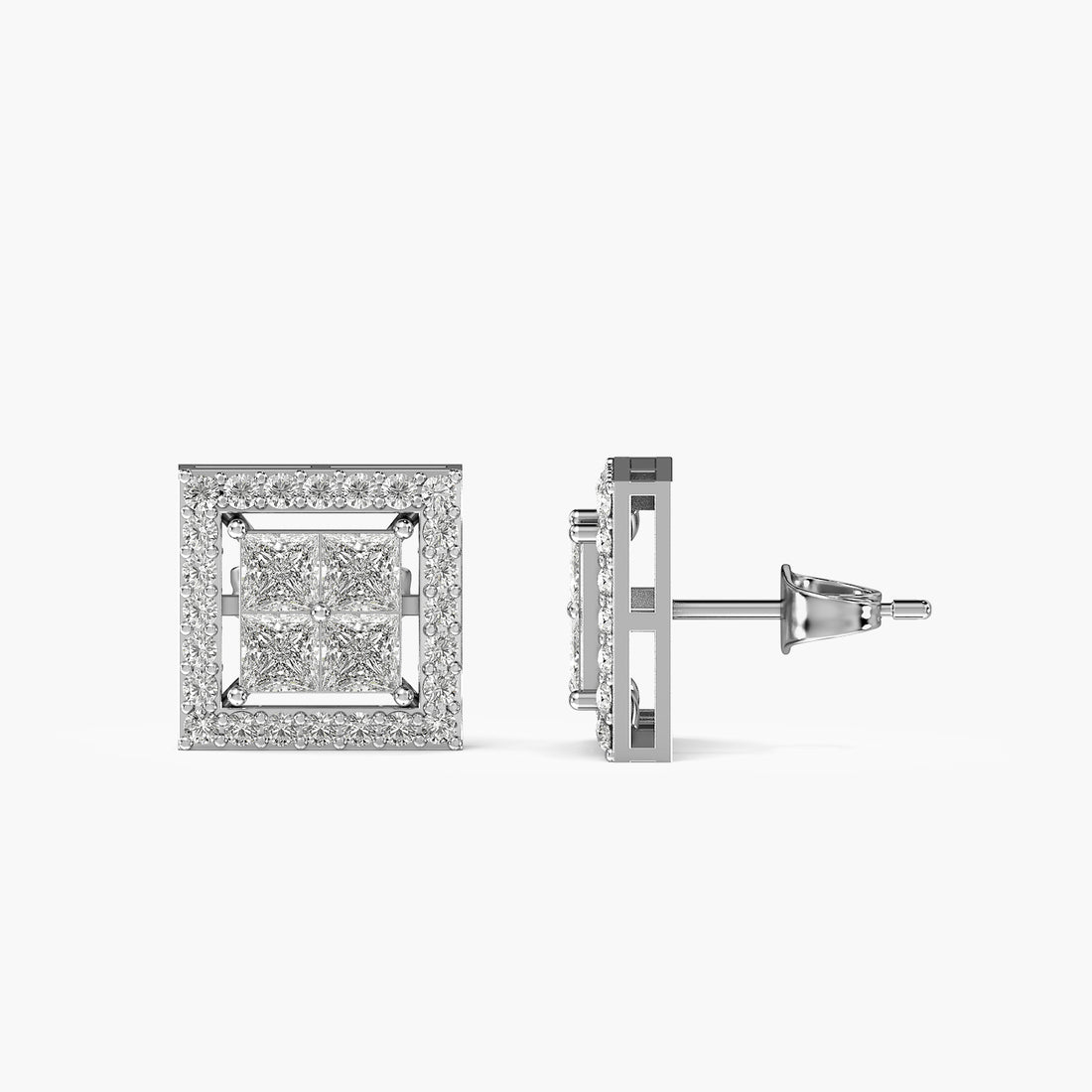 Veloria Princess Halo Earrings
