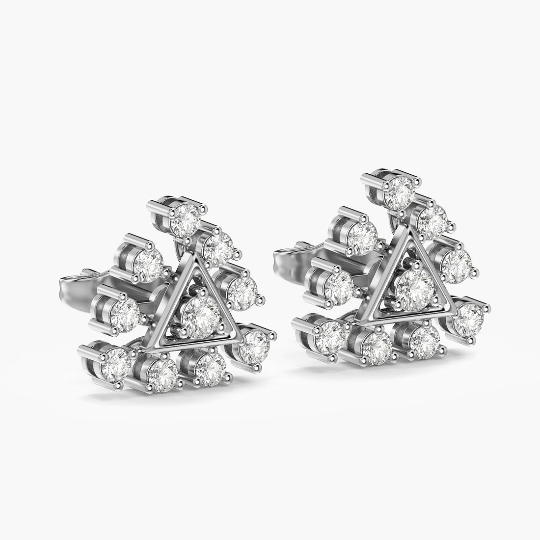 Trielle Diamond Studs