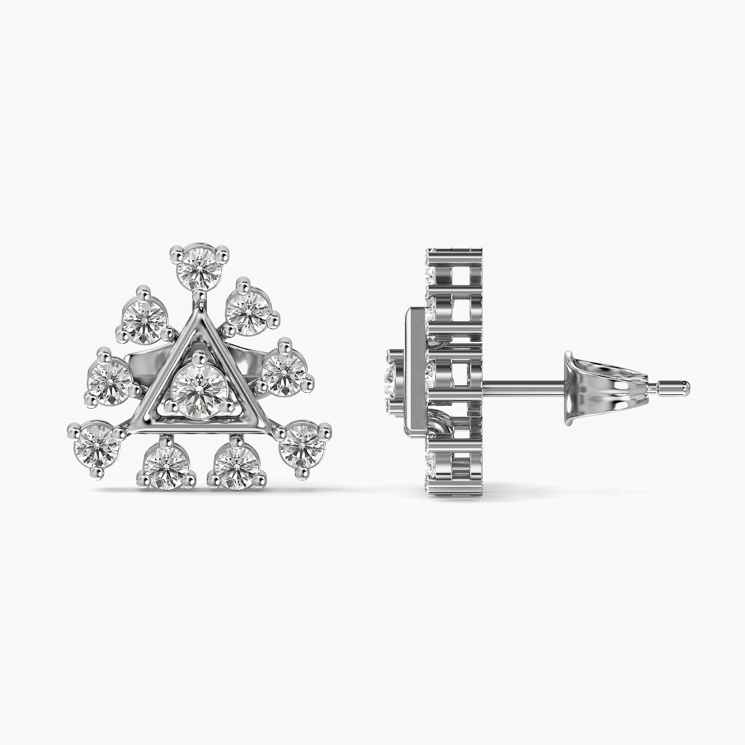 Trielle Diamond Studs