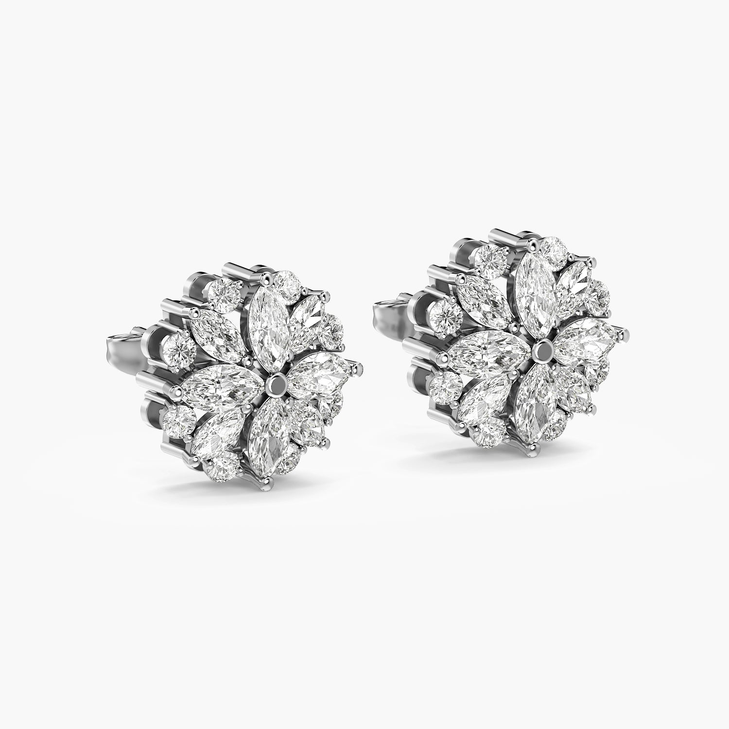Aurisse Petal Cluster Studs