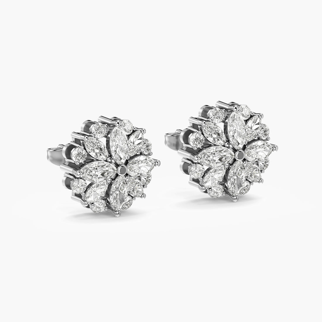 Aurisse Petal Cluster Studs