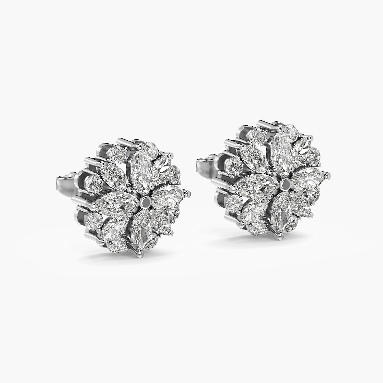 Aurisse Petal Cluster Studs