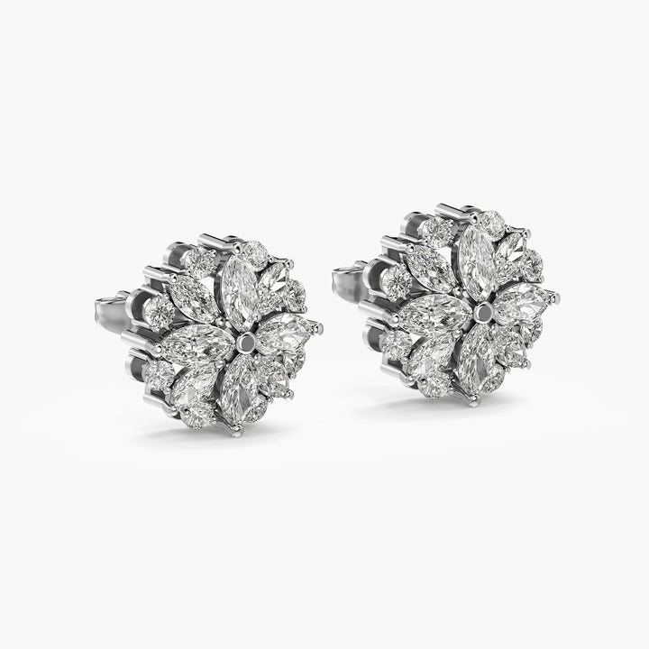 Aurisse Petal Cluster Studs