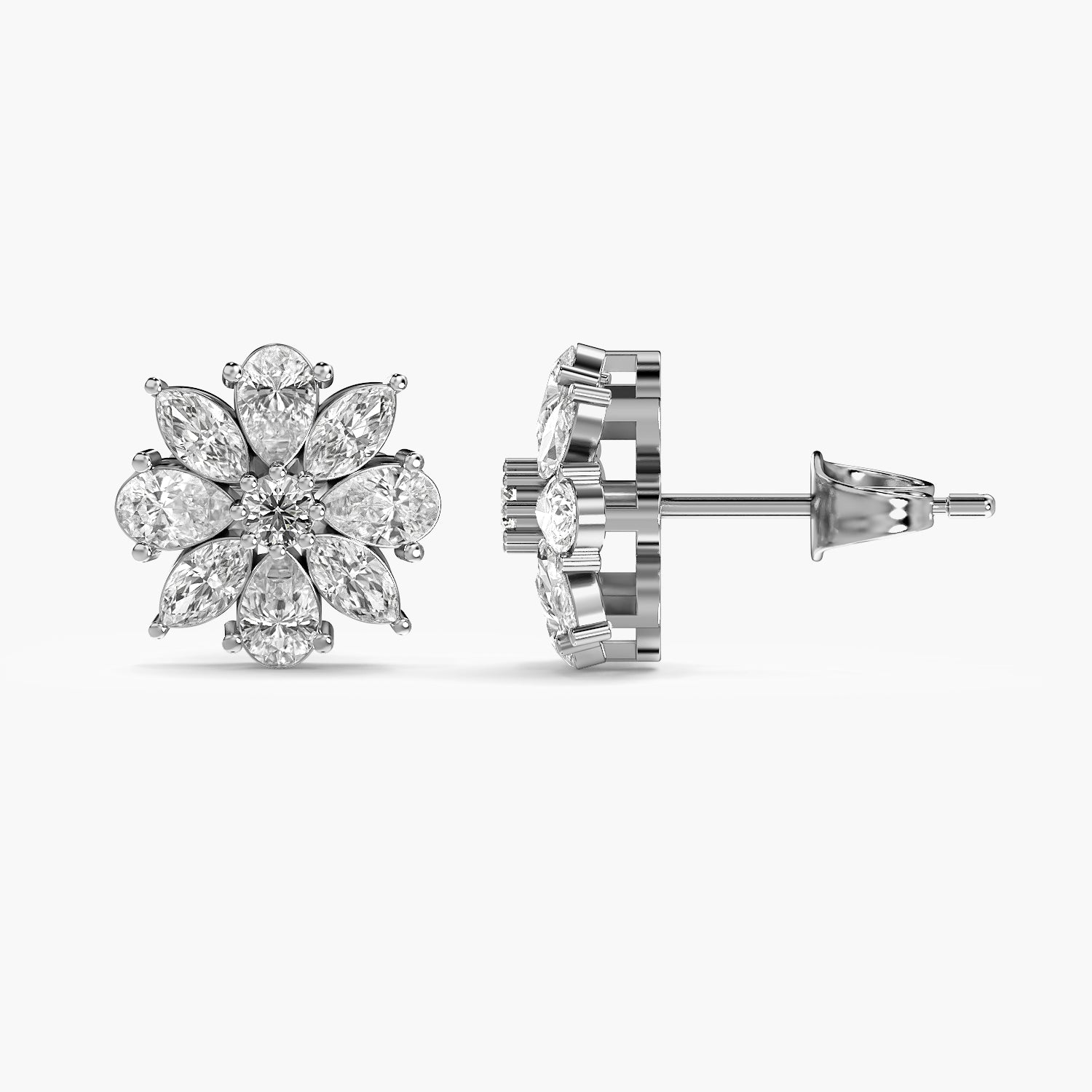Seraphine Floral Cluster Studs