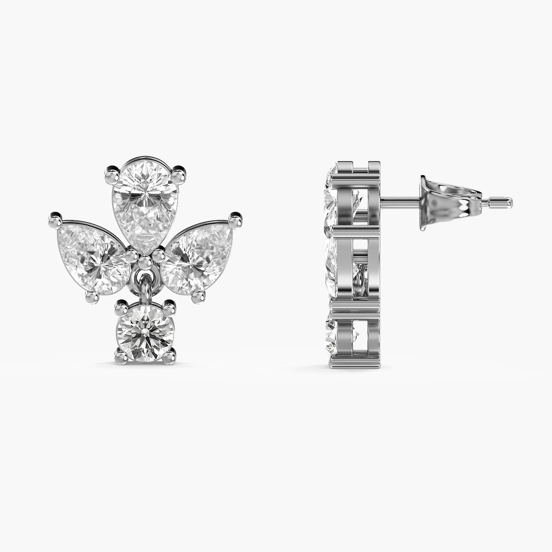 Elara Petal Drop Studs